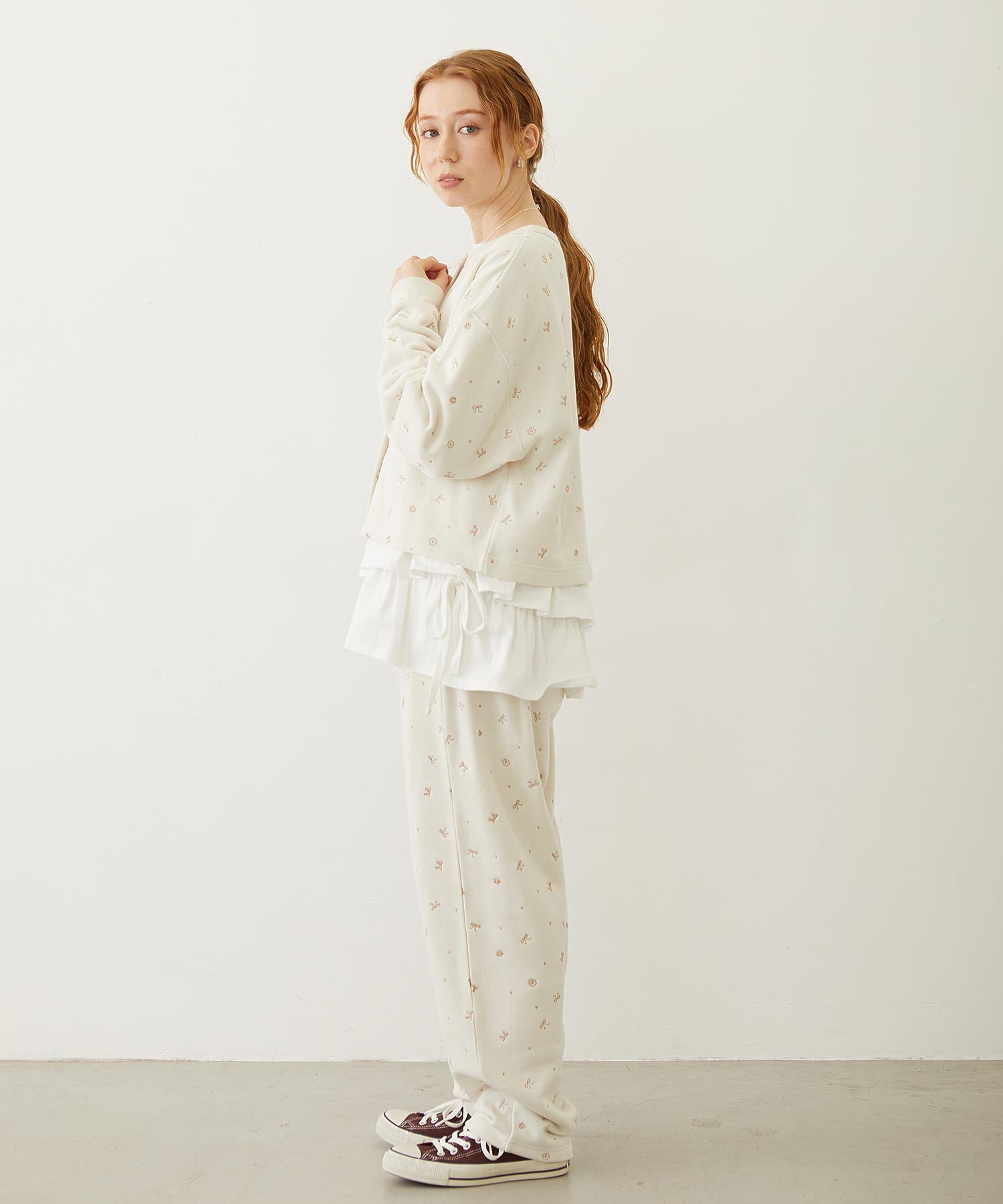 EMBROIDERY SWEAT JACKET