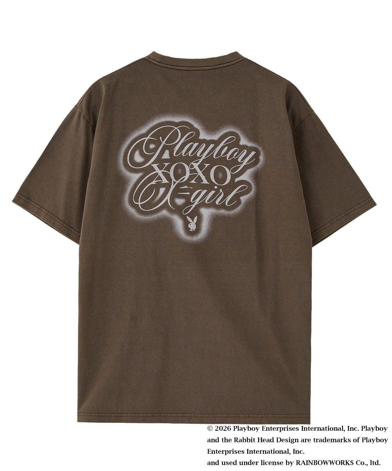 PLAYBOY × X-girl FADED S/S TEE