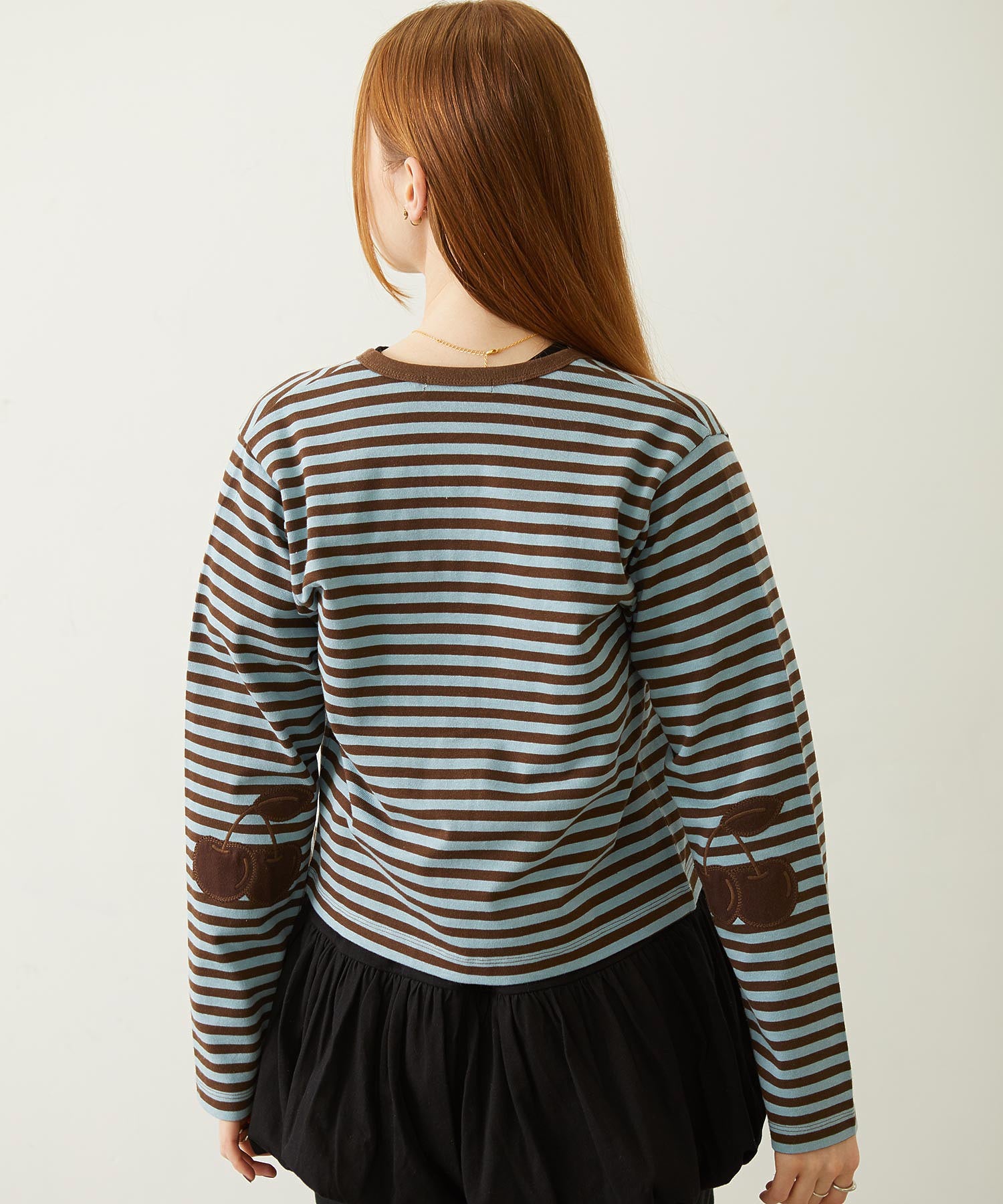 CHERRY ELBOW CARDIGAN