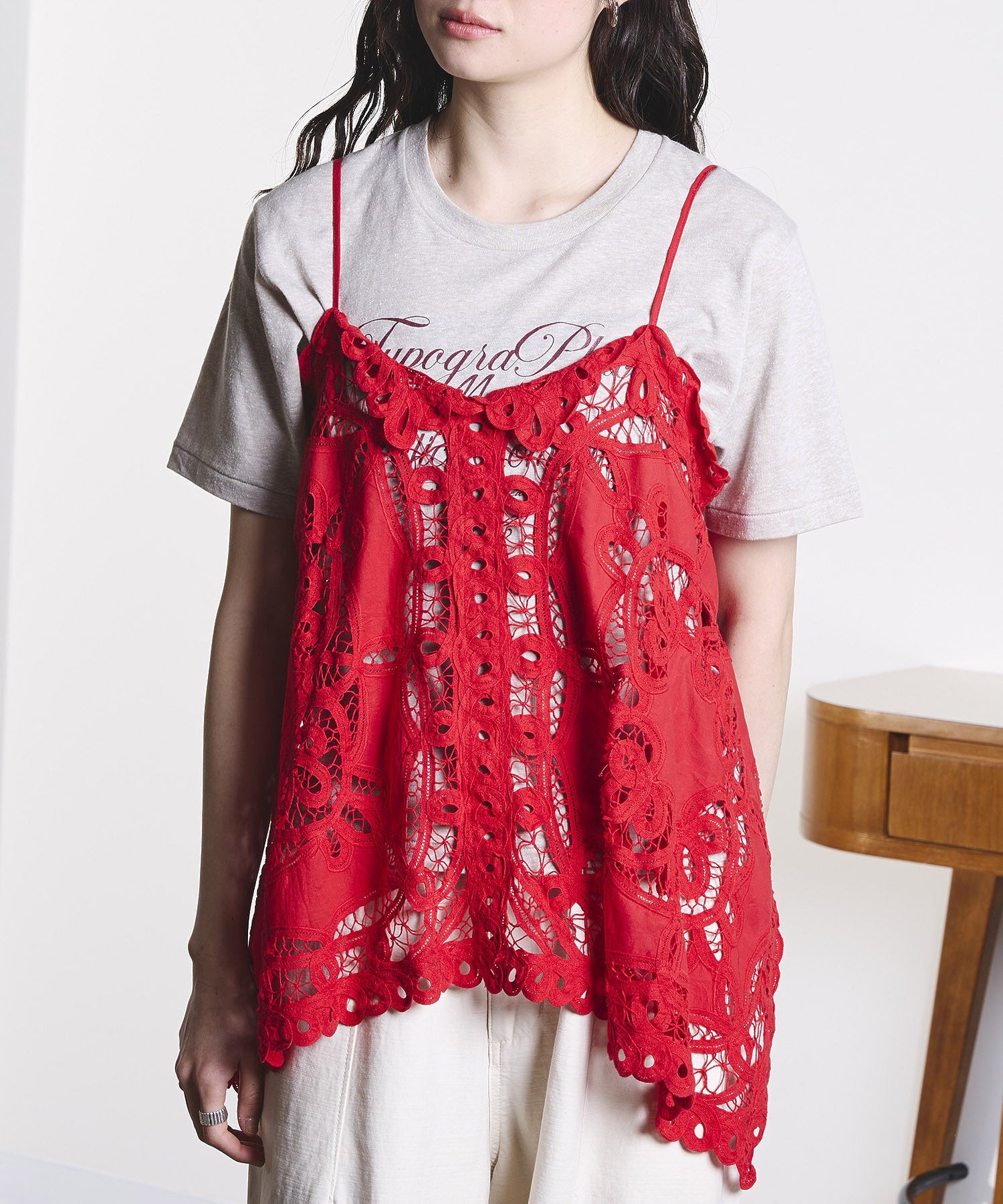 mag.by c/BATTEN LACE CAMISOLE