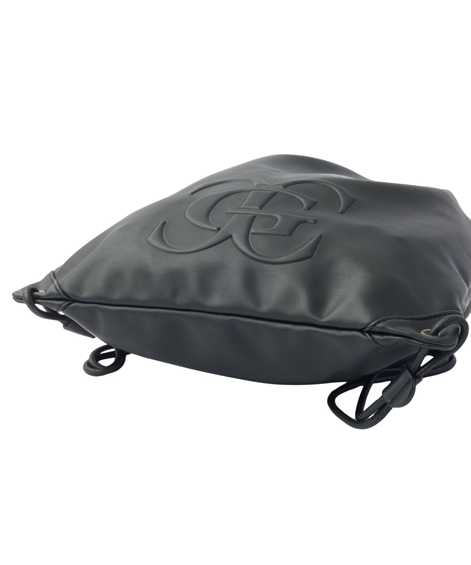 XG EMBLEM FAUX LEATHER KNAPSACK