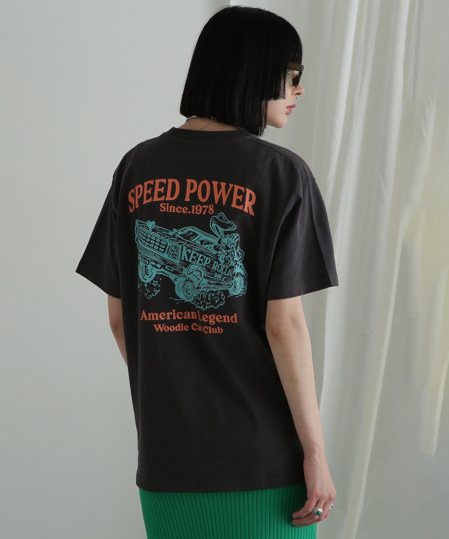 【WEB・一部店舗限定】クラシックカーイラストTシャツ