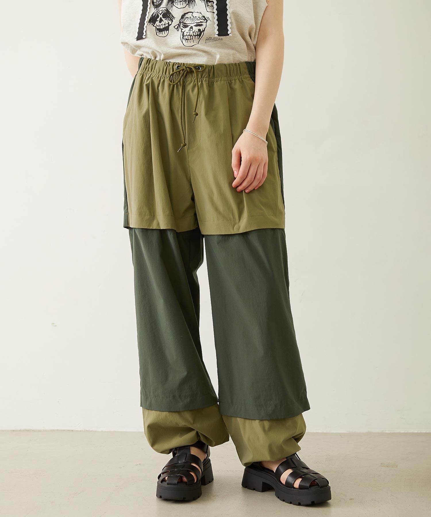 BICOLOR PANTS