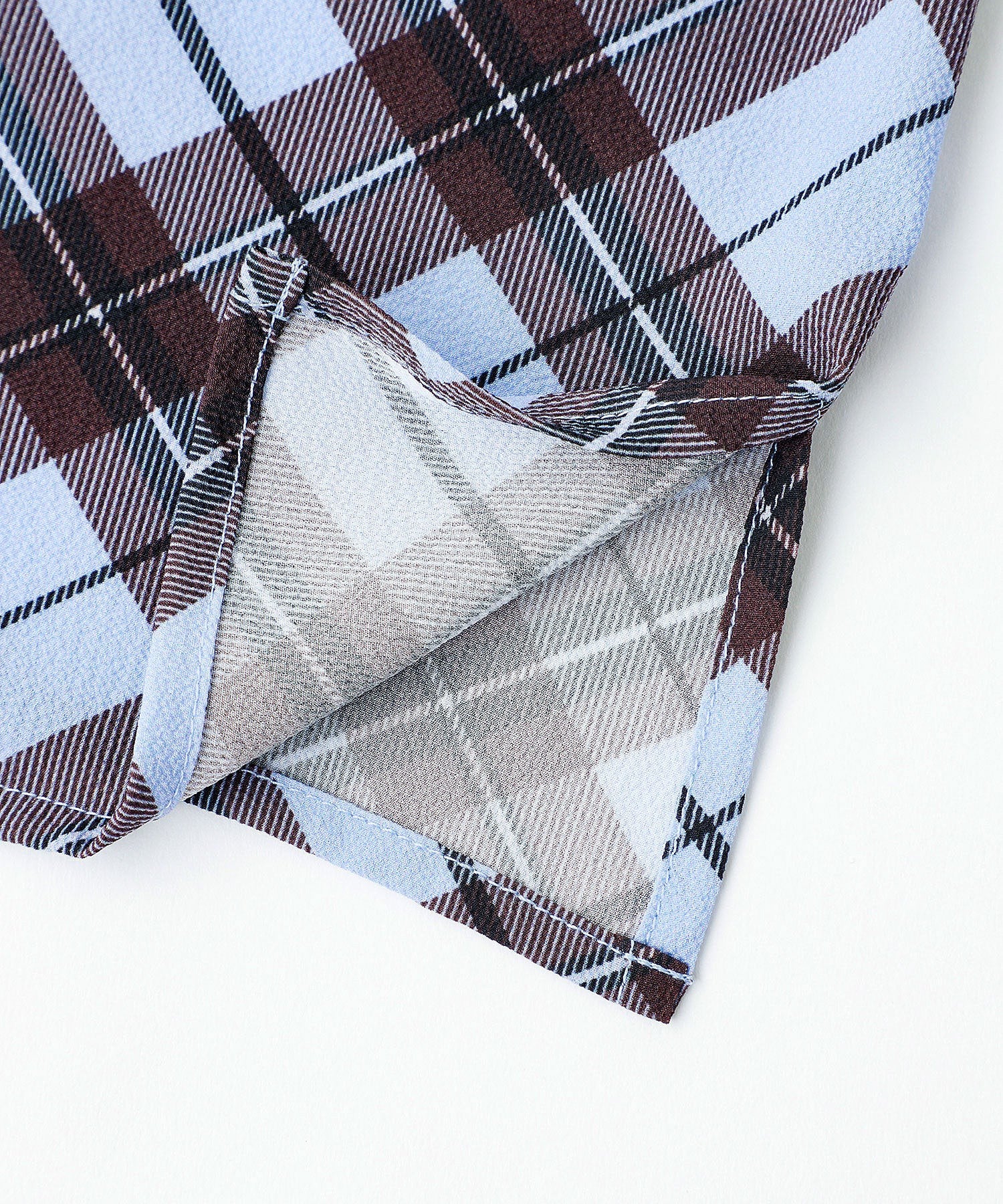 DIAMOND PLAID SHIRT X-girl