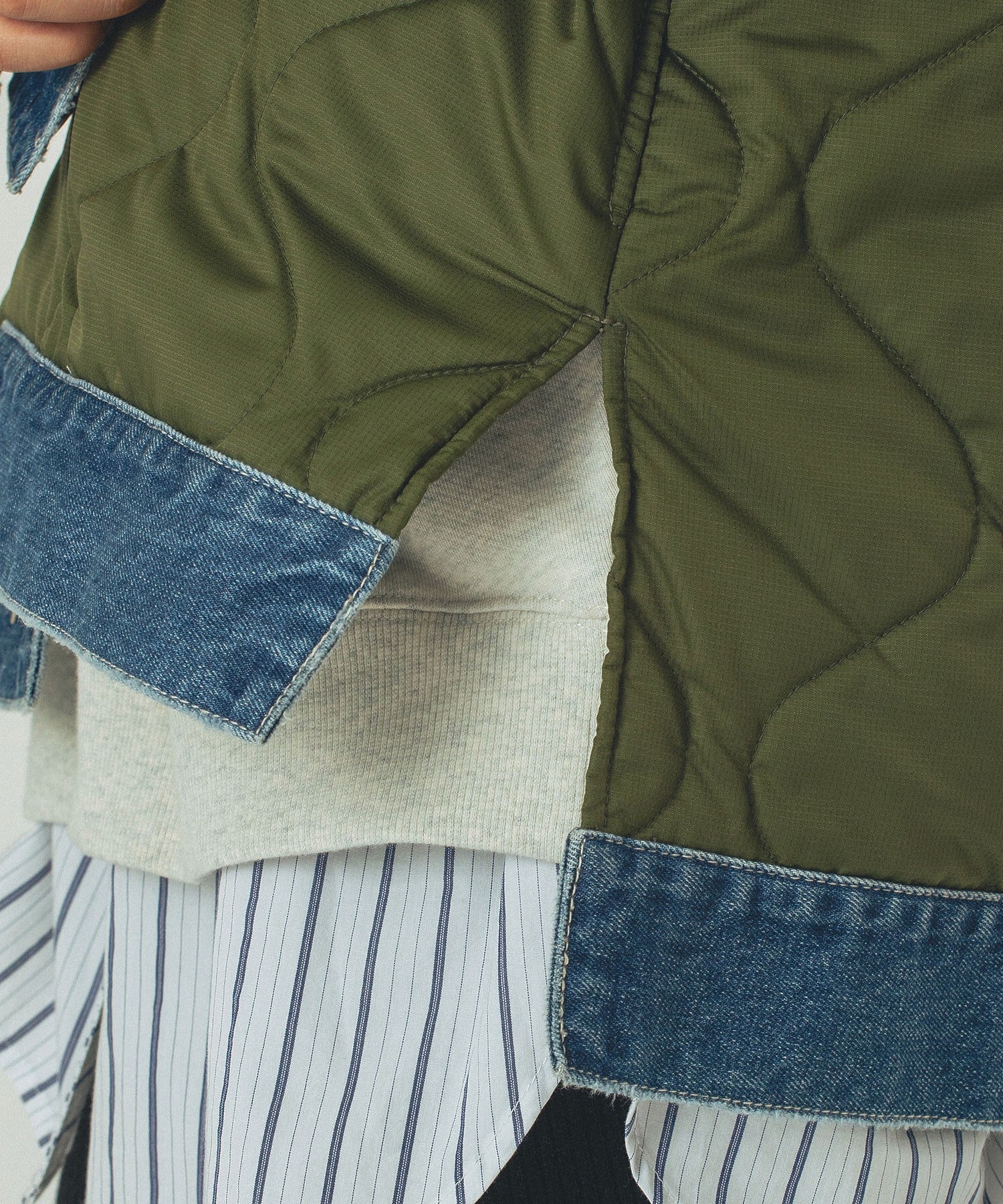 GENE HEAVENS/DENIM x QUILTING JACKET