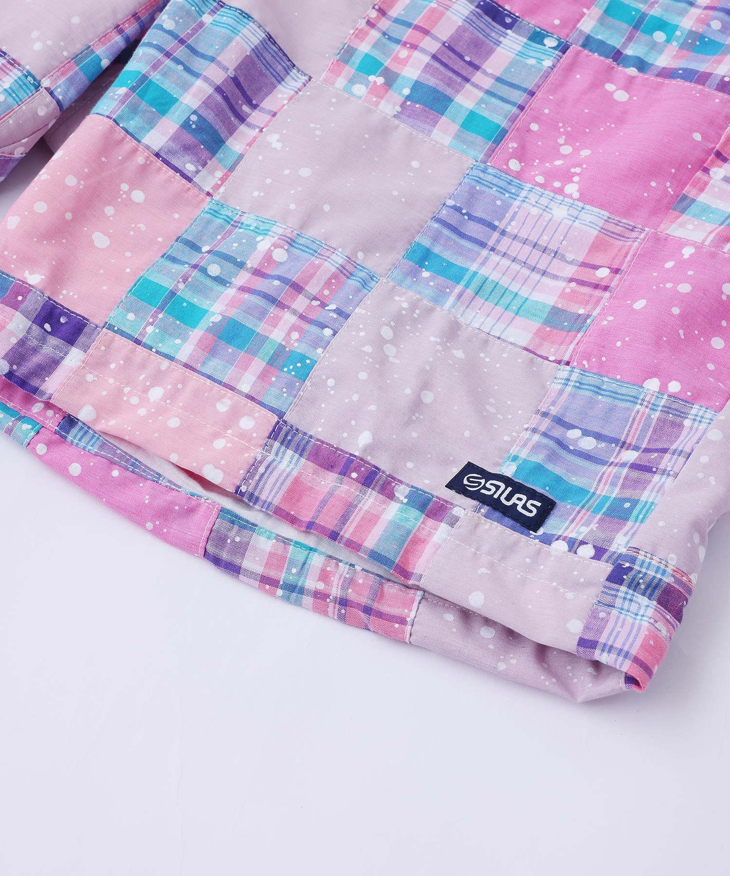 SPLASH PATCHWORK SHORT PANTS SILAS