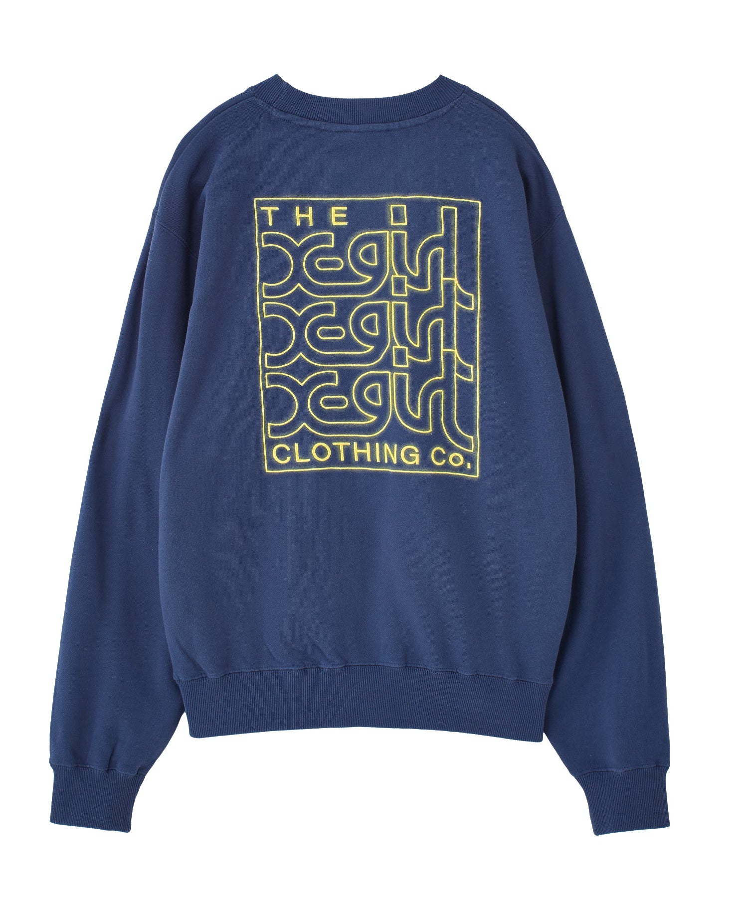 NEON BOX EMBROIDERED LOGO SWEAT TOP