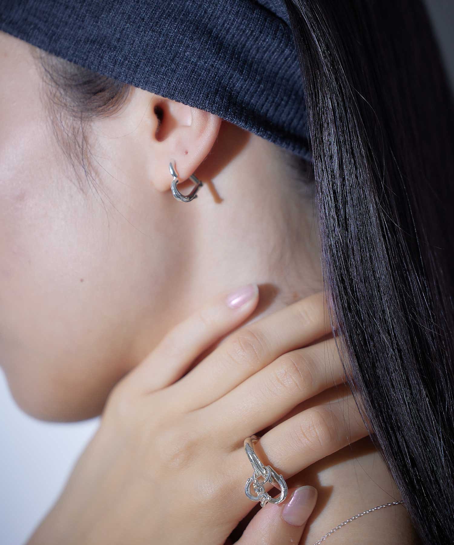 MILKFED. × LANIE MELTY HEART CHAIN EARRING