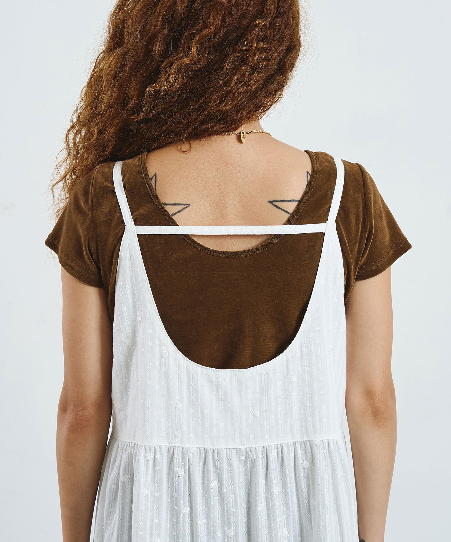mag.by c/COTTON LACE CAMISOLE DRESS