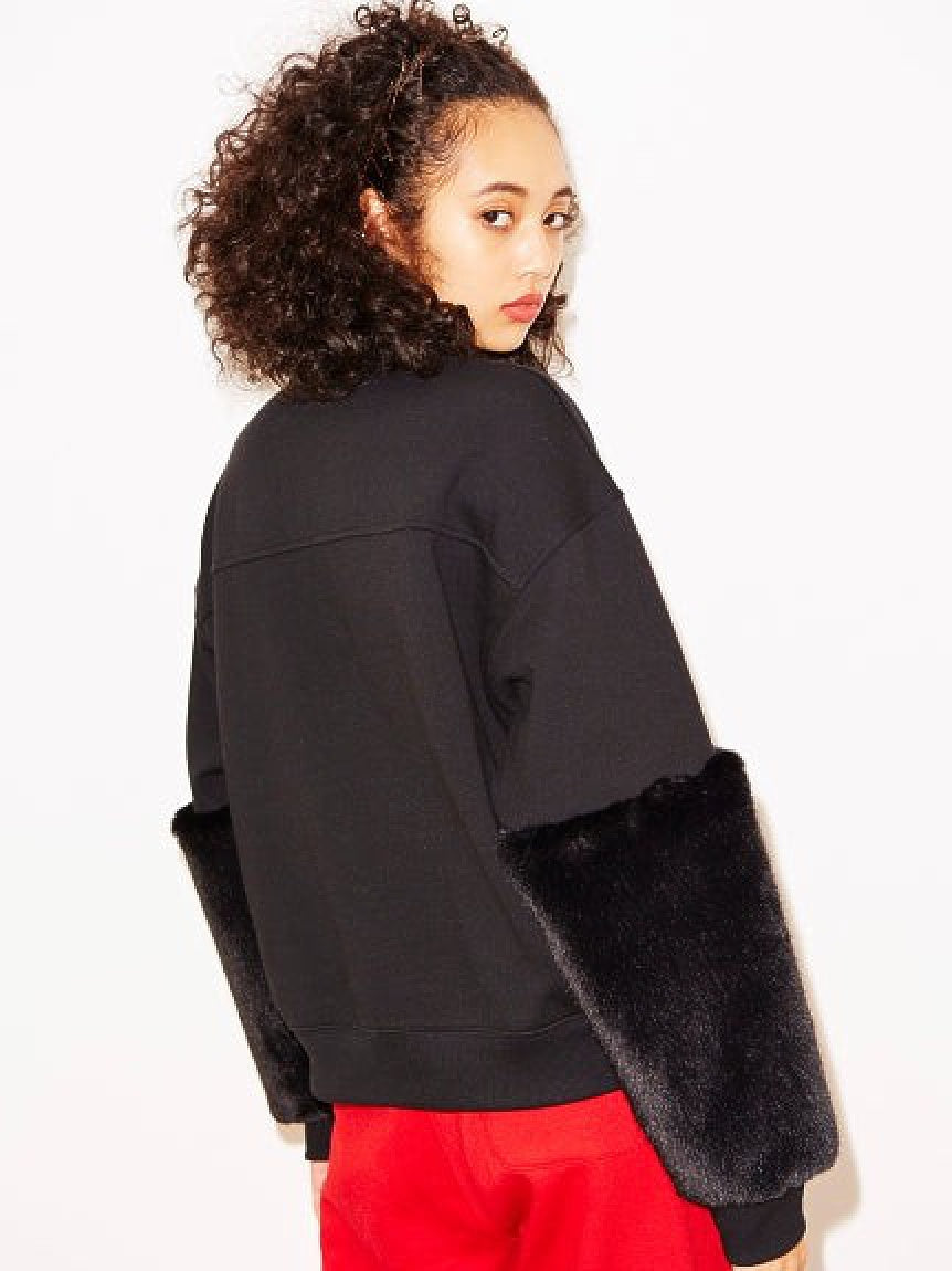 MONSTER SLEEVE ANORAK X-girl
