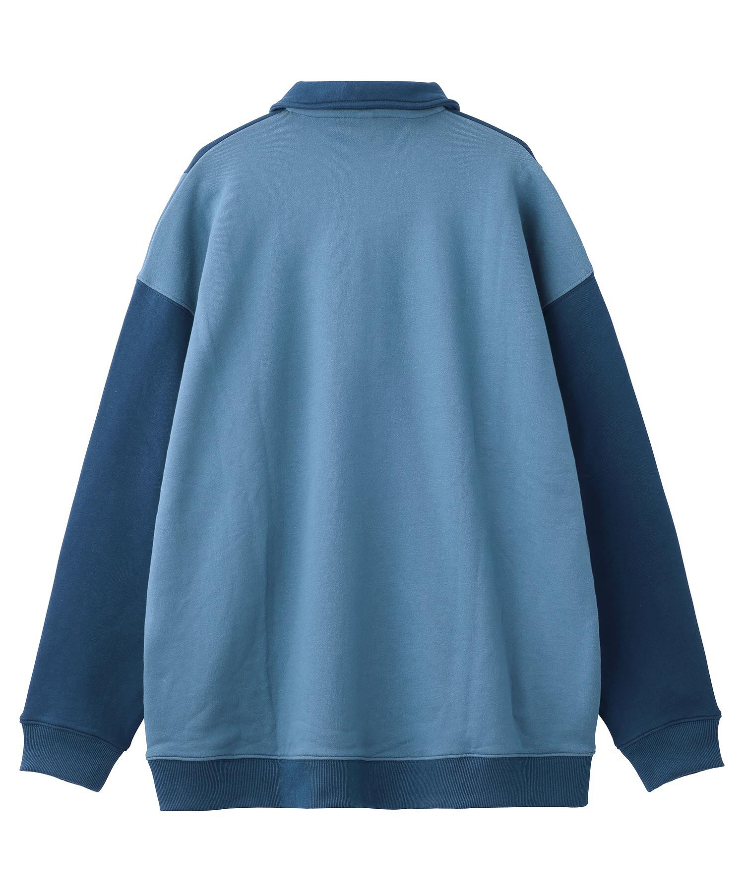 PANELED HALF ZIP SWEAT PULLOVER SILAS