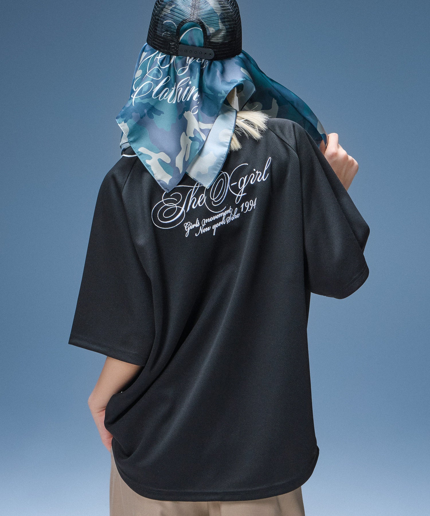 SCRIPT LOGO BASEBALL SHIRT