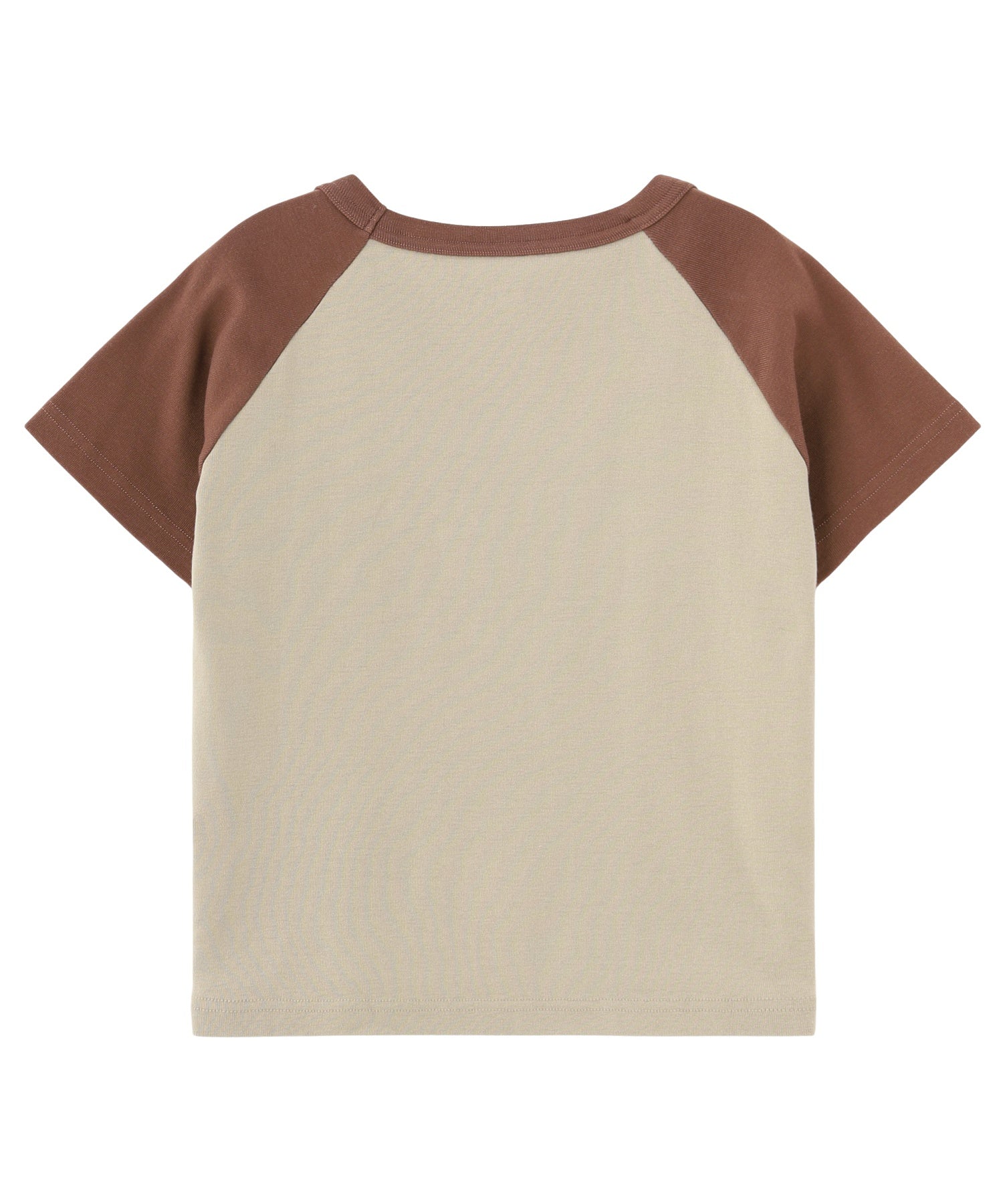 SPRAY AND EMBROIDERY LOGO RAGLAN S/S BABY TEE