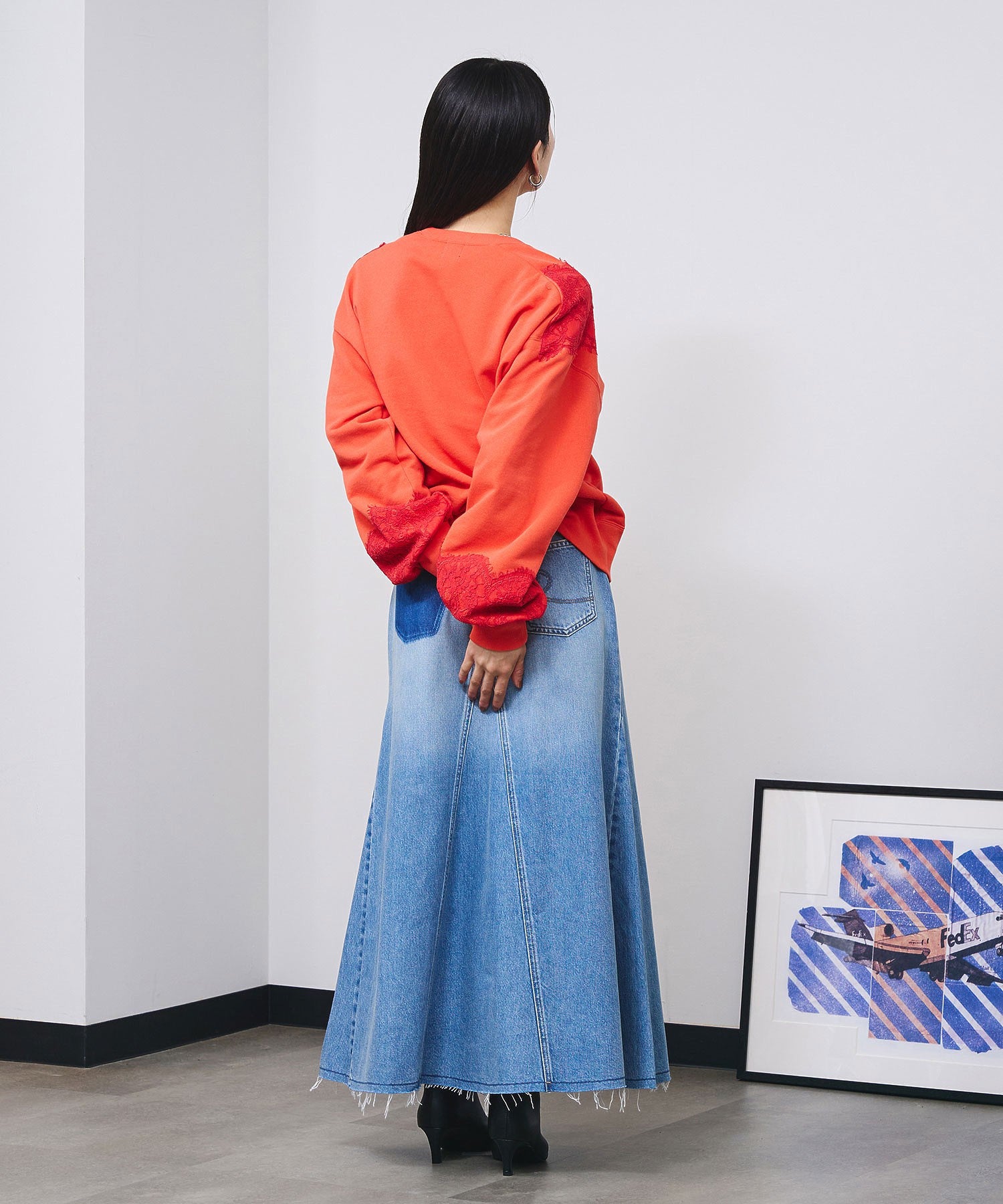 model:166cm 着用サイズ:M