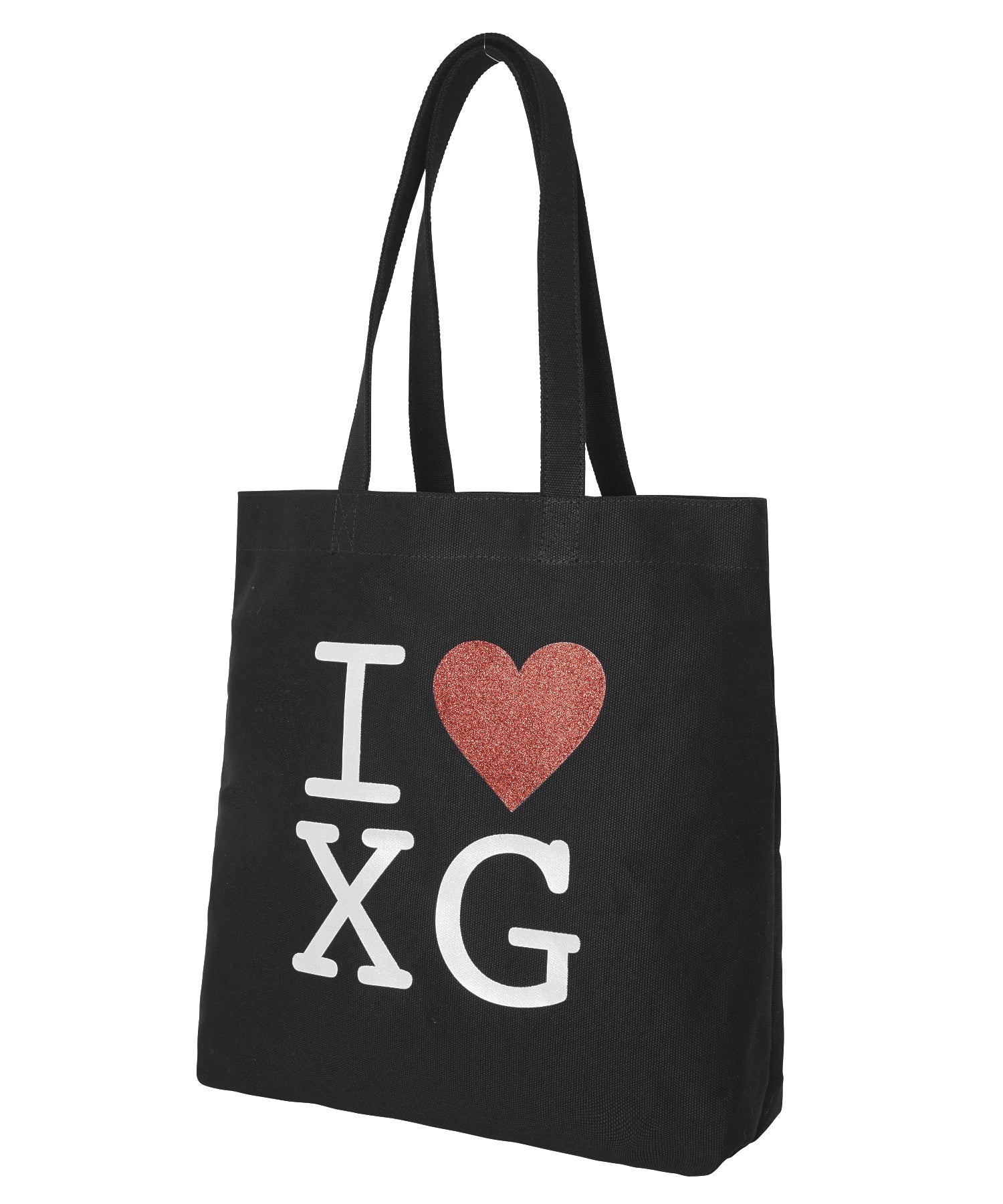 I LOVE XG LOGO CANVAS TOTE BAG