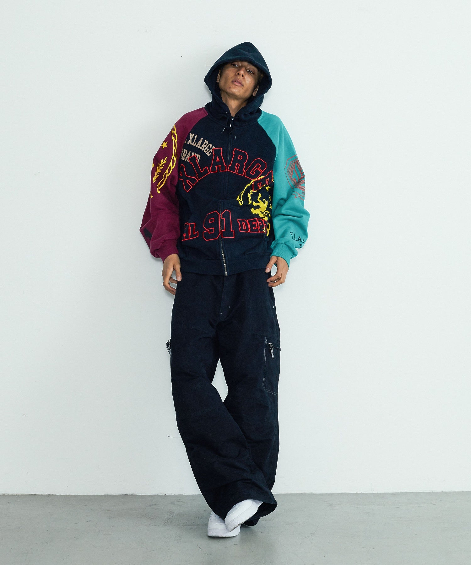 MULTI ZIP HOODED SWEATSHIRT