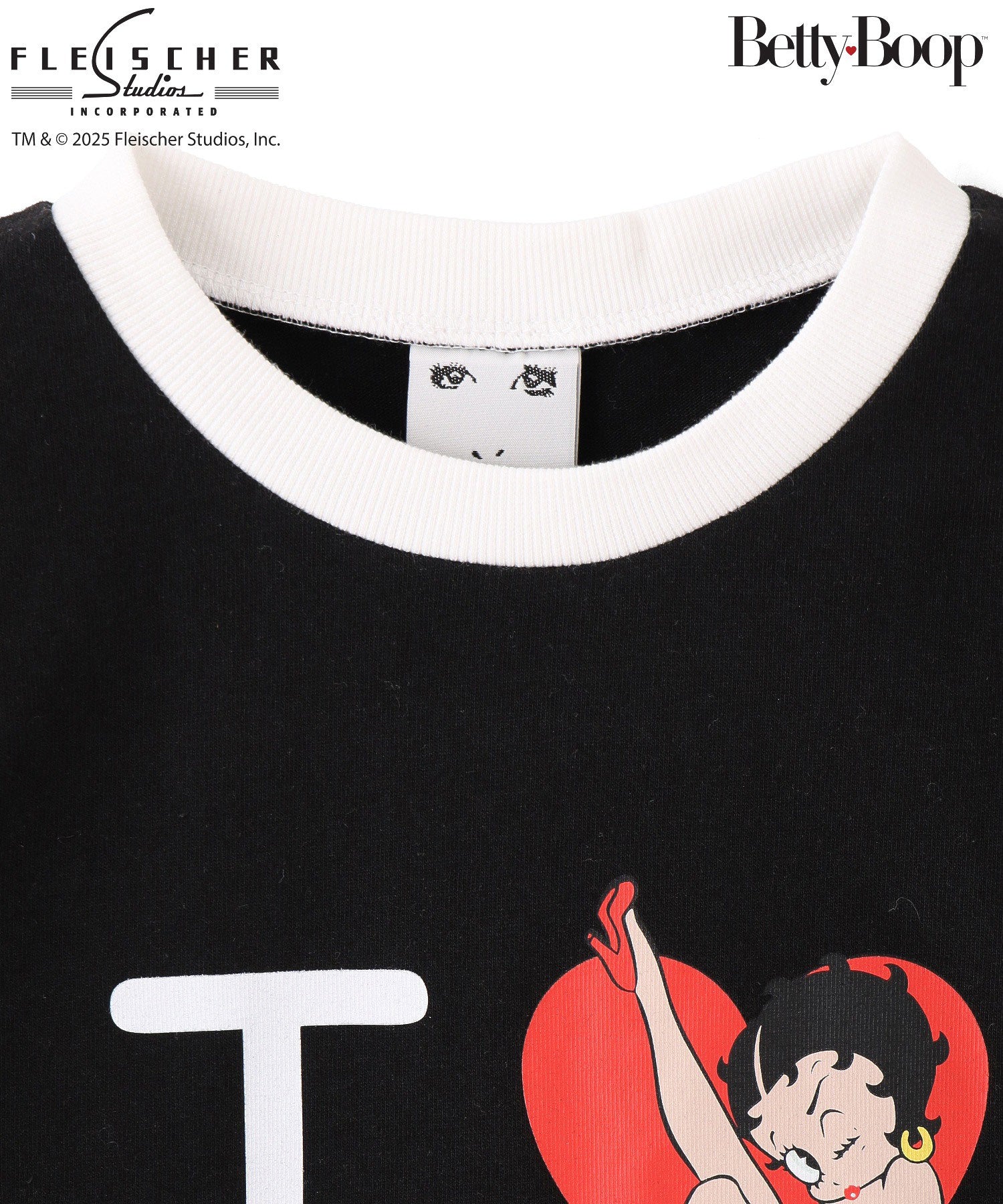 X-girl × BETTY BOOP(TM) S/S BABY TEE