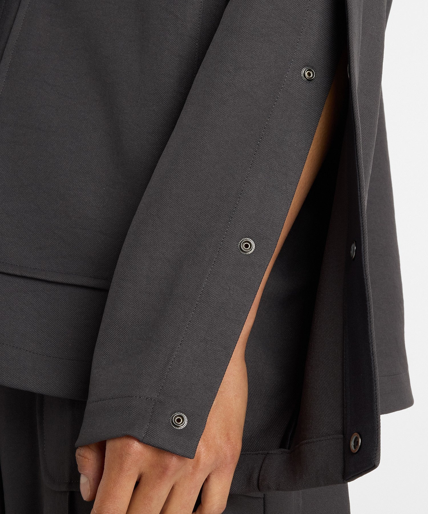 NEW BALANCE/ニューバランス/W NB Grey NOCOLLAR JACKET WJ61784L