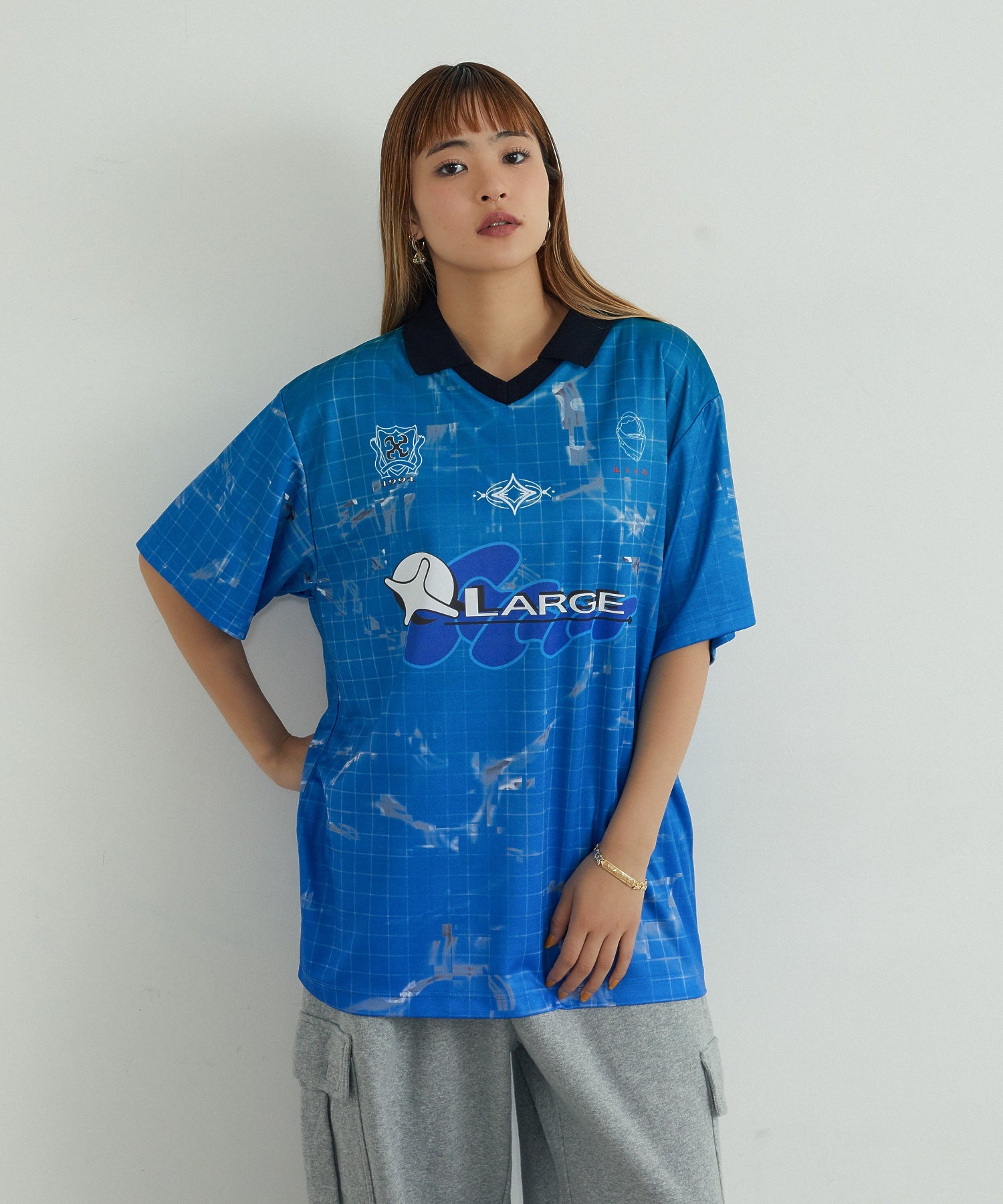 MODEL身長：165cm / 着用サイズ：Lサイズ