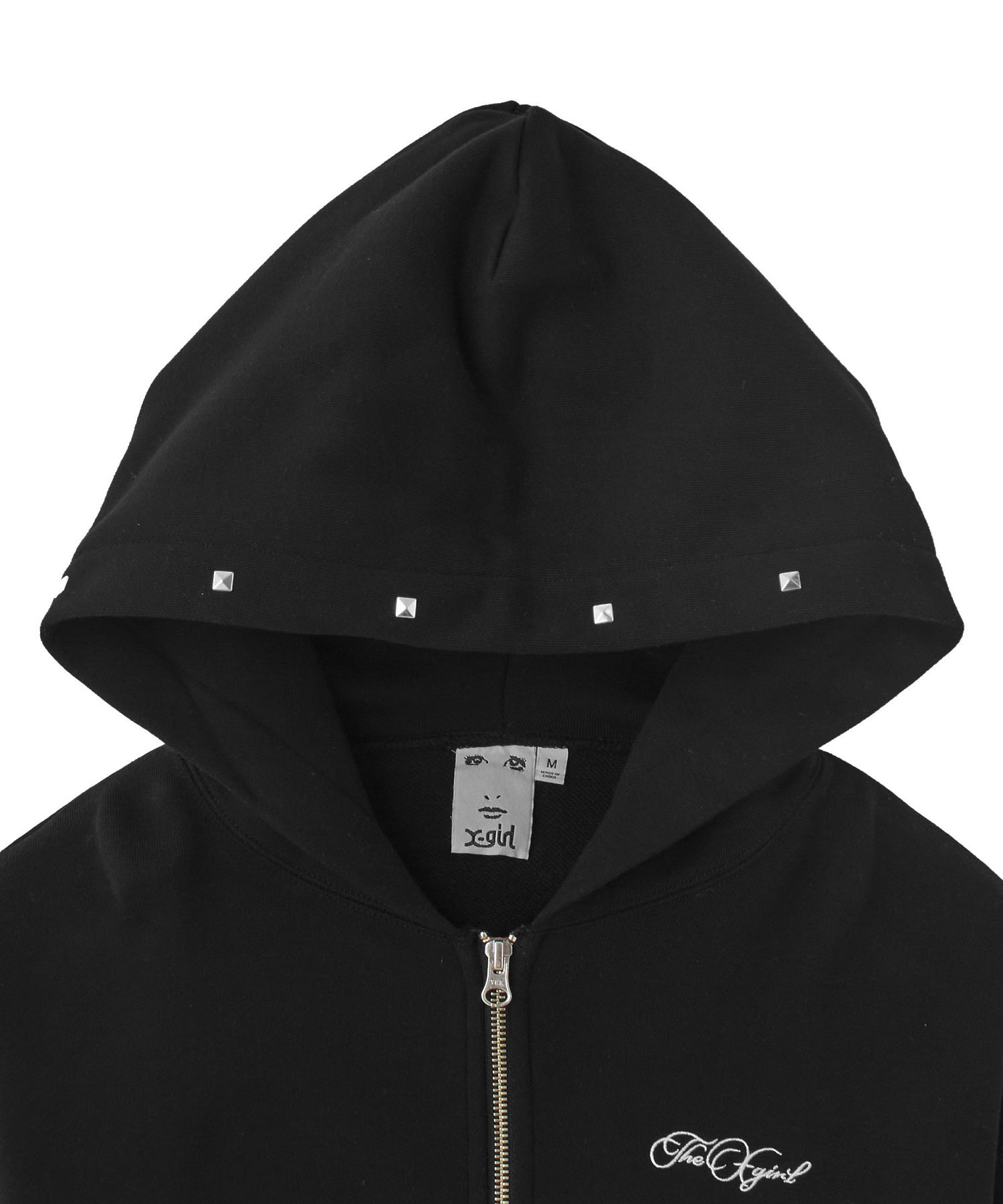 ONE POINT PENCIL SCRIPT LOGO ZIP UP SWEAT HOODIE