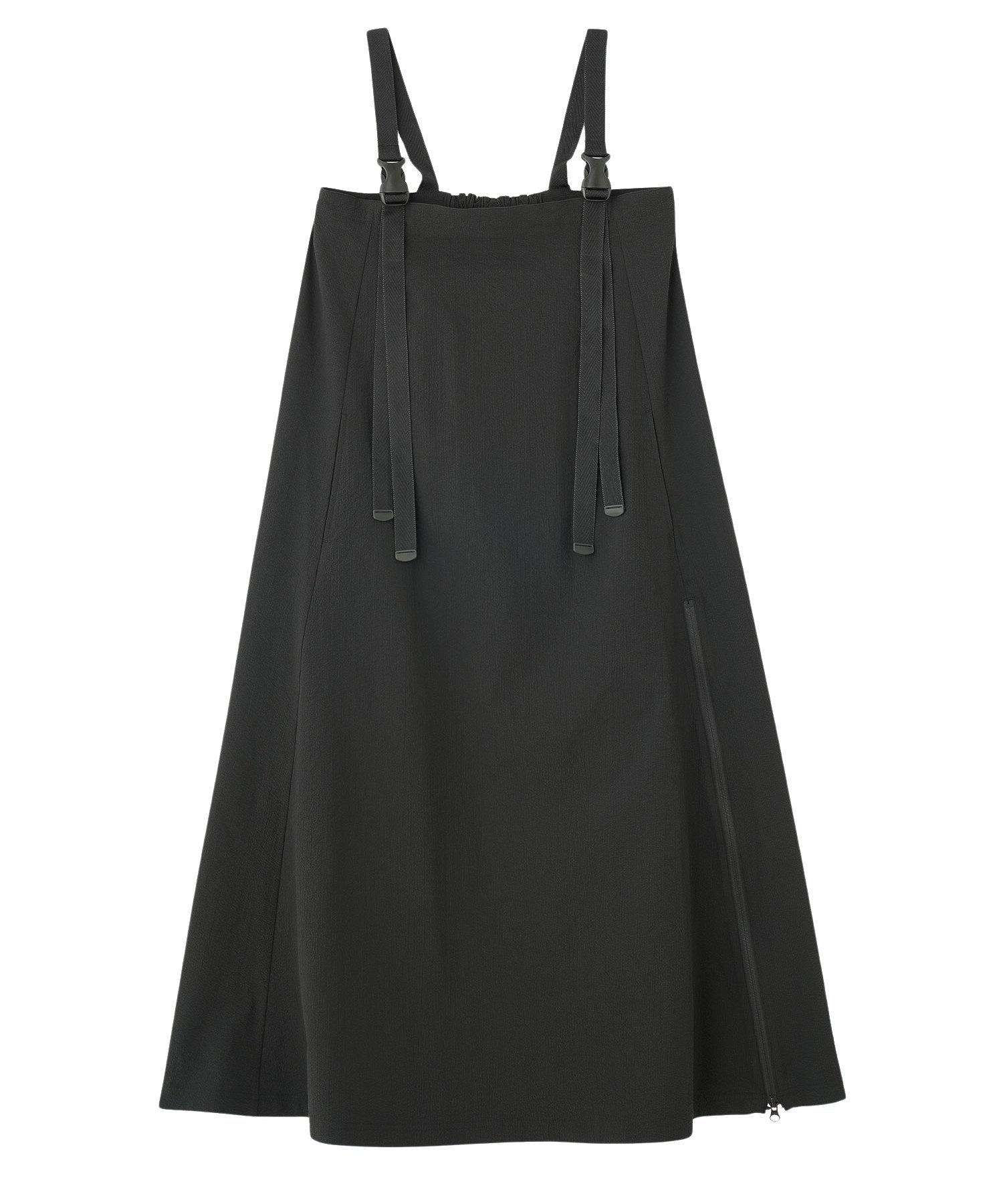 THOUSAND MILExGENE HEAVENS/ZIP FRONT SUSPENDER JUMPER SKIRT DRESS