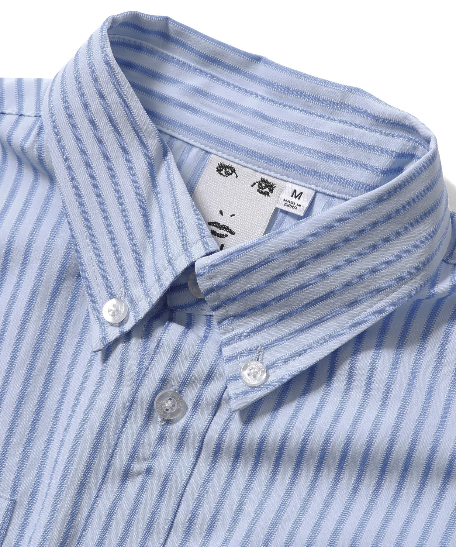 FACE CROPPED L/S SHIRT