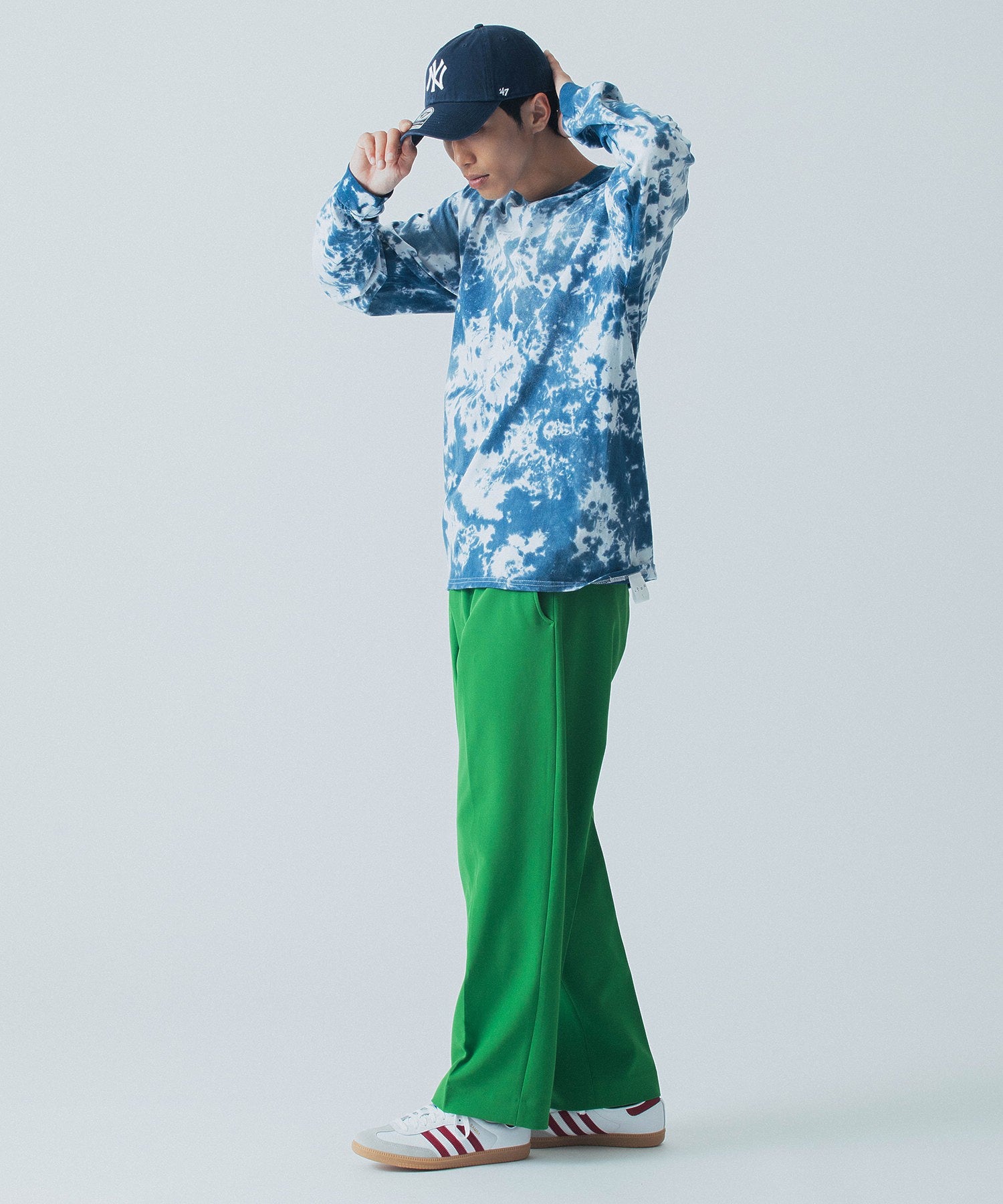 BAL/バル/LOGO TIE DYE LS TEE/BAL-2104