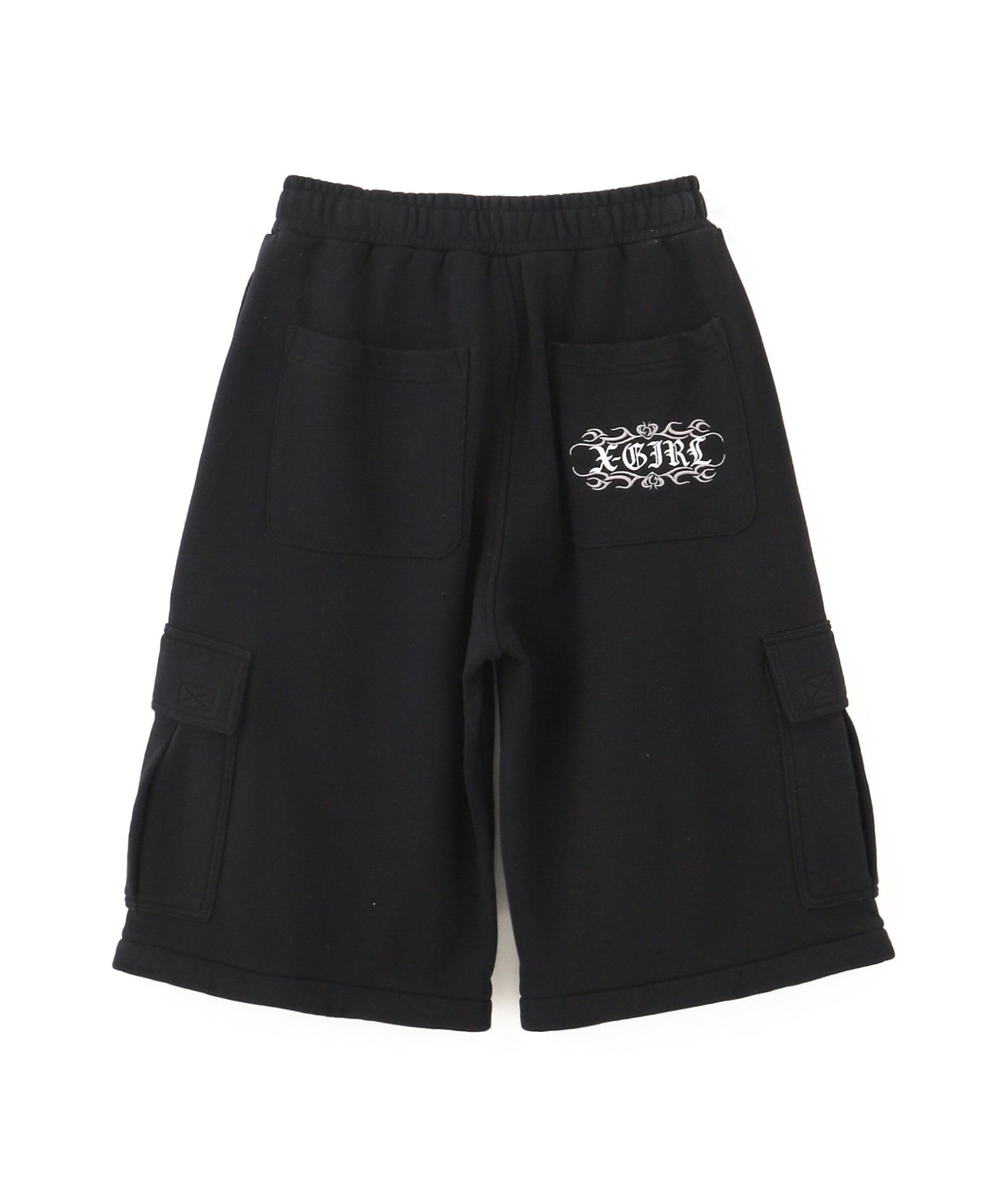 2WAY WIDE LEG CARGO SWEAT PANTS