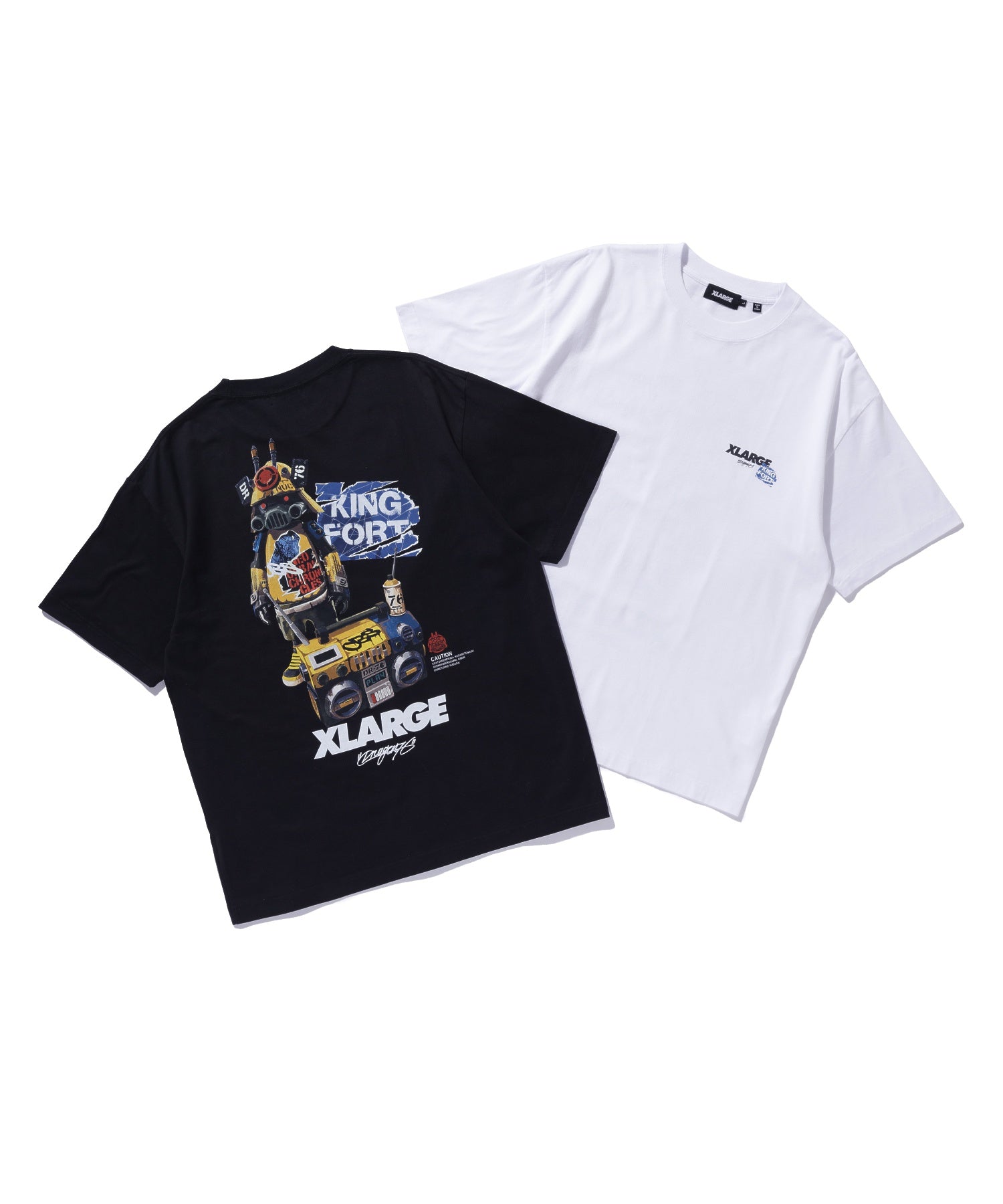 XLARGE×Dragon76 S/S TEE KING FORT