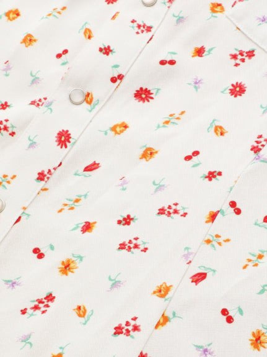 FLORAL WESTERN DRESS X-girl