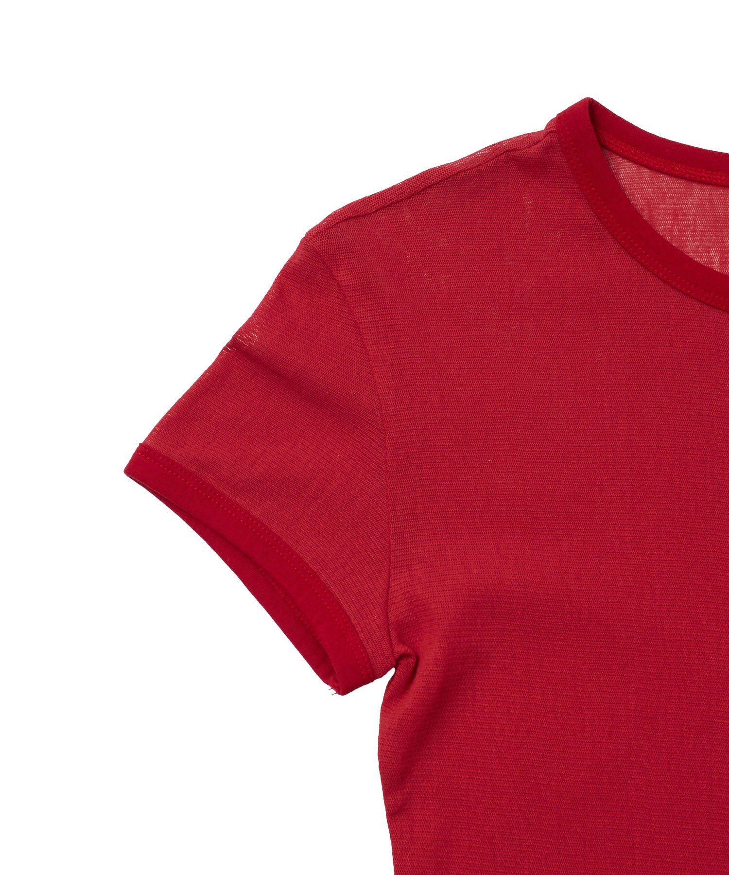 PISCESS/COTTON MESH SLIM FIT T-SHIRT