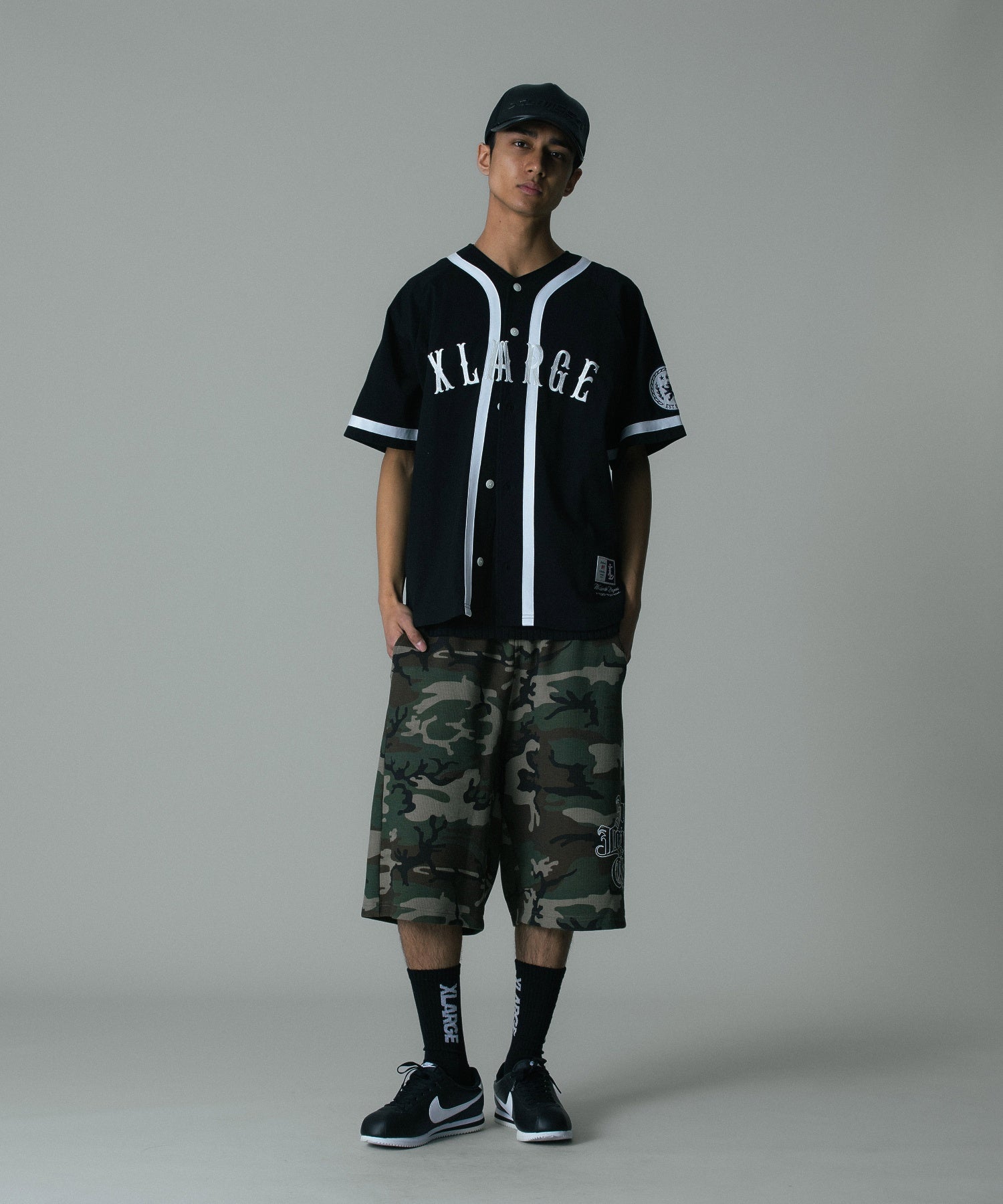 FAUX LEATHER MESH CAP