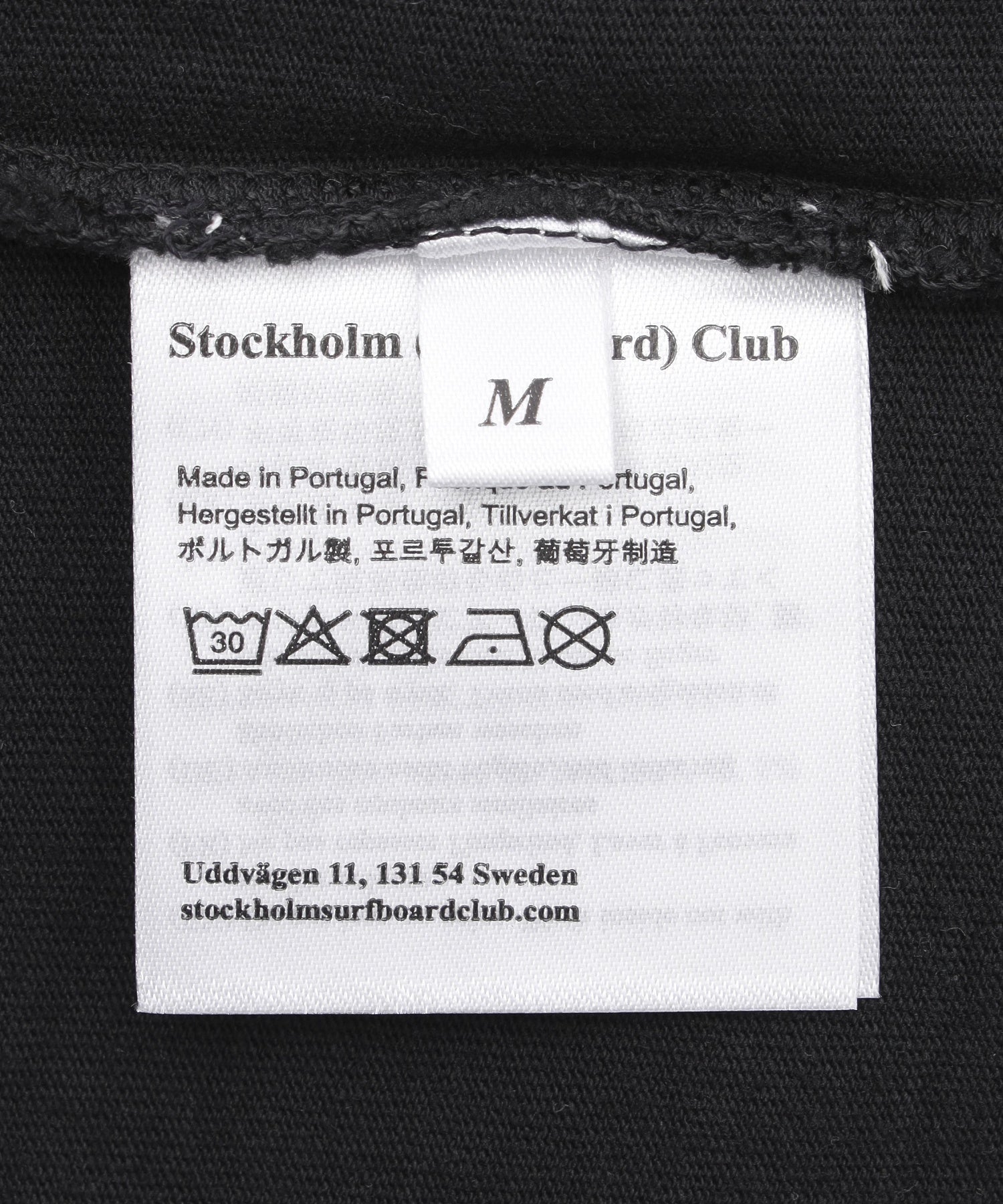 STOCKHOLM SURFBOARD CLUB/ストックホルムサーフボードクラブ/Box Tee Back Logo U1000198