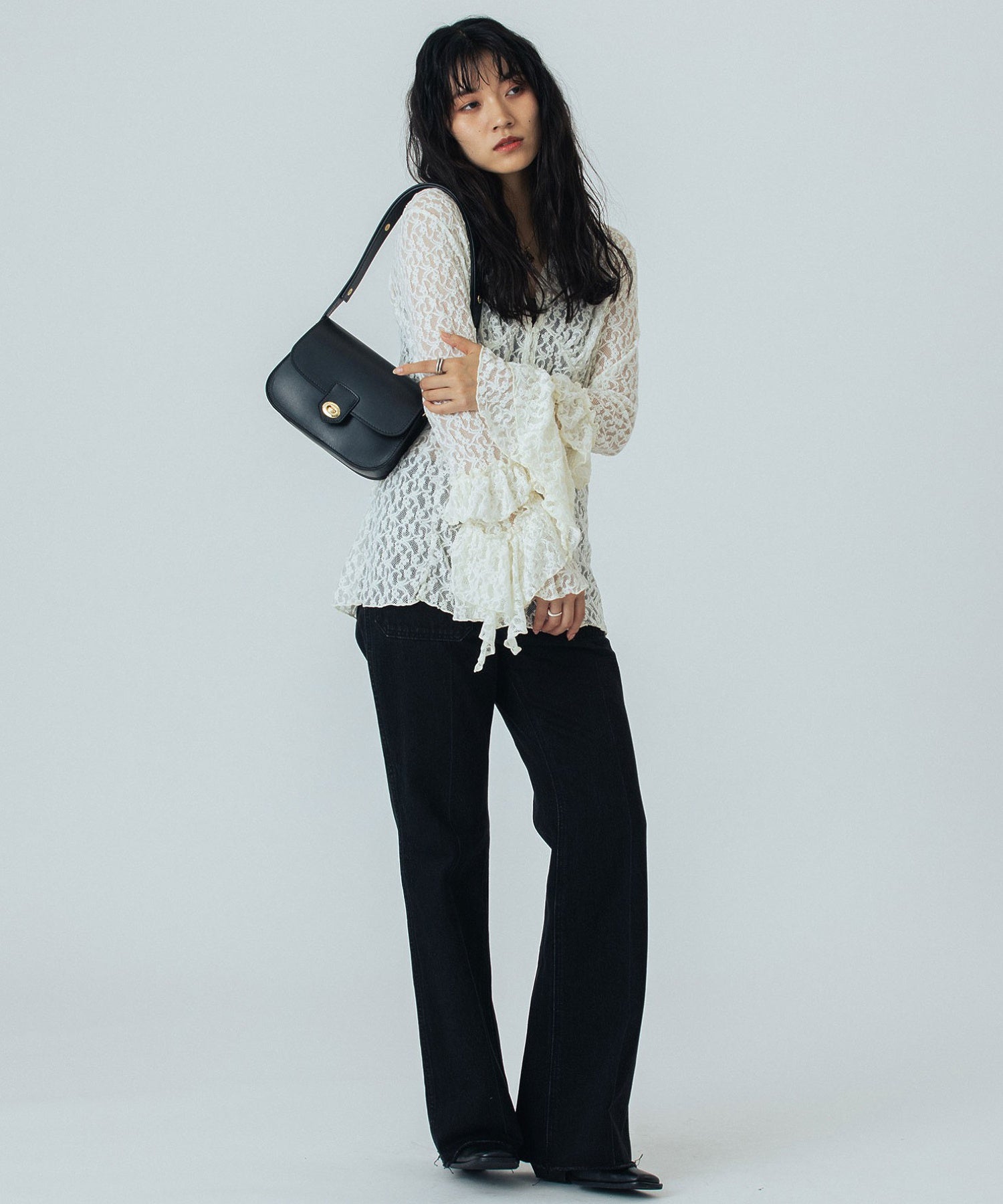 MILLELA FIRENZE/SMOOTH LEATHER SHOULDER BAG