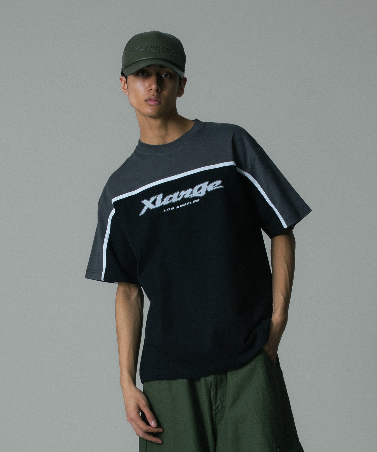 MODEL 身長183cm / 着用サイズ：Lサイズ