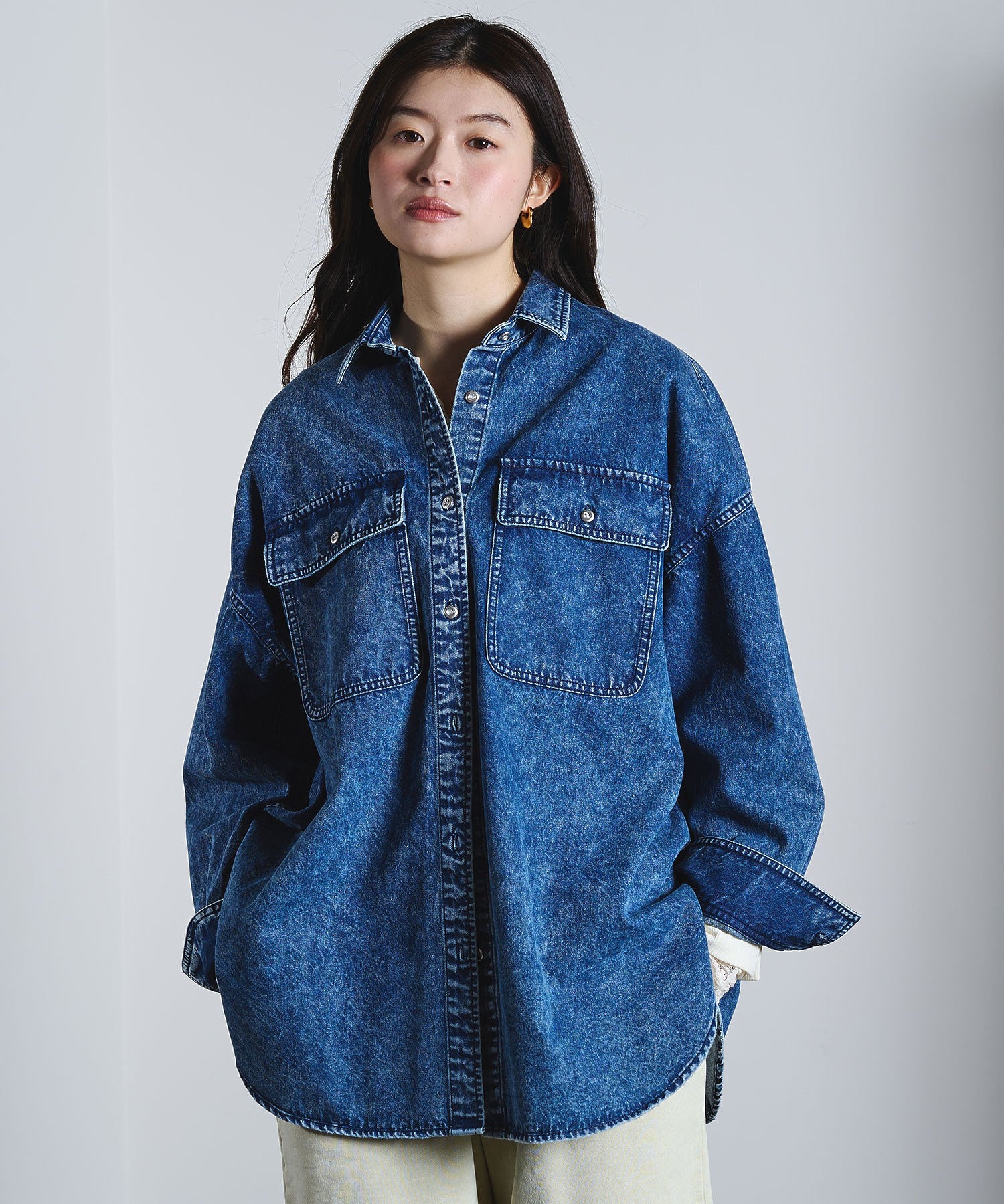 BIG DENIM SHIRT
