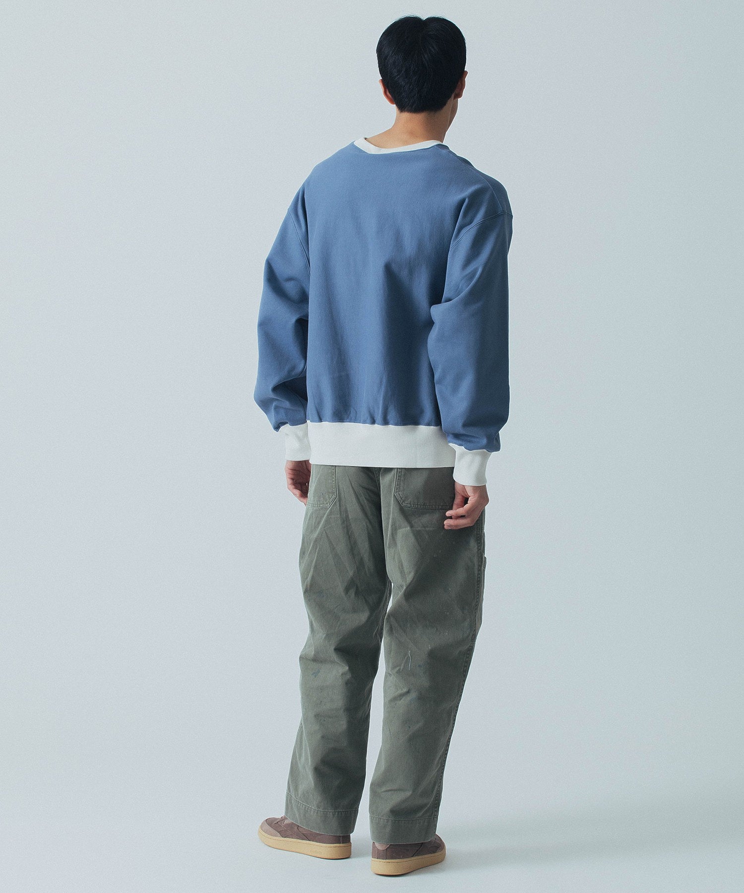 BILLIONAIRE BOYS CLUB/ビリオネア・ボーイズ・クラブ/PUFF PRINT 2TONE COTTON SWEATSHIRT