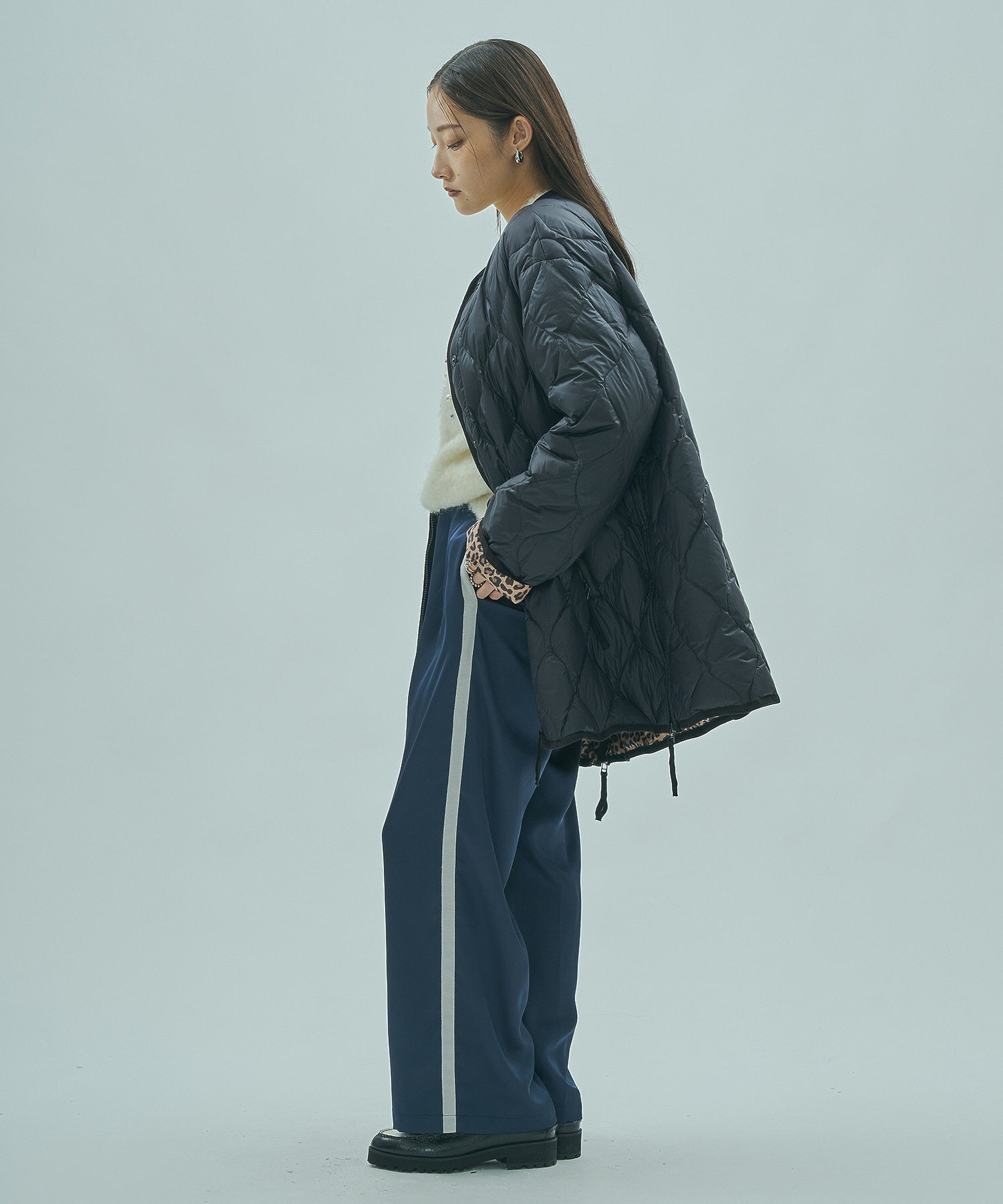model:163cm 着用サイズ:M