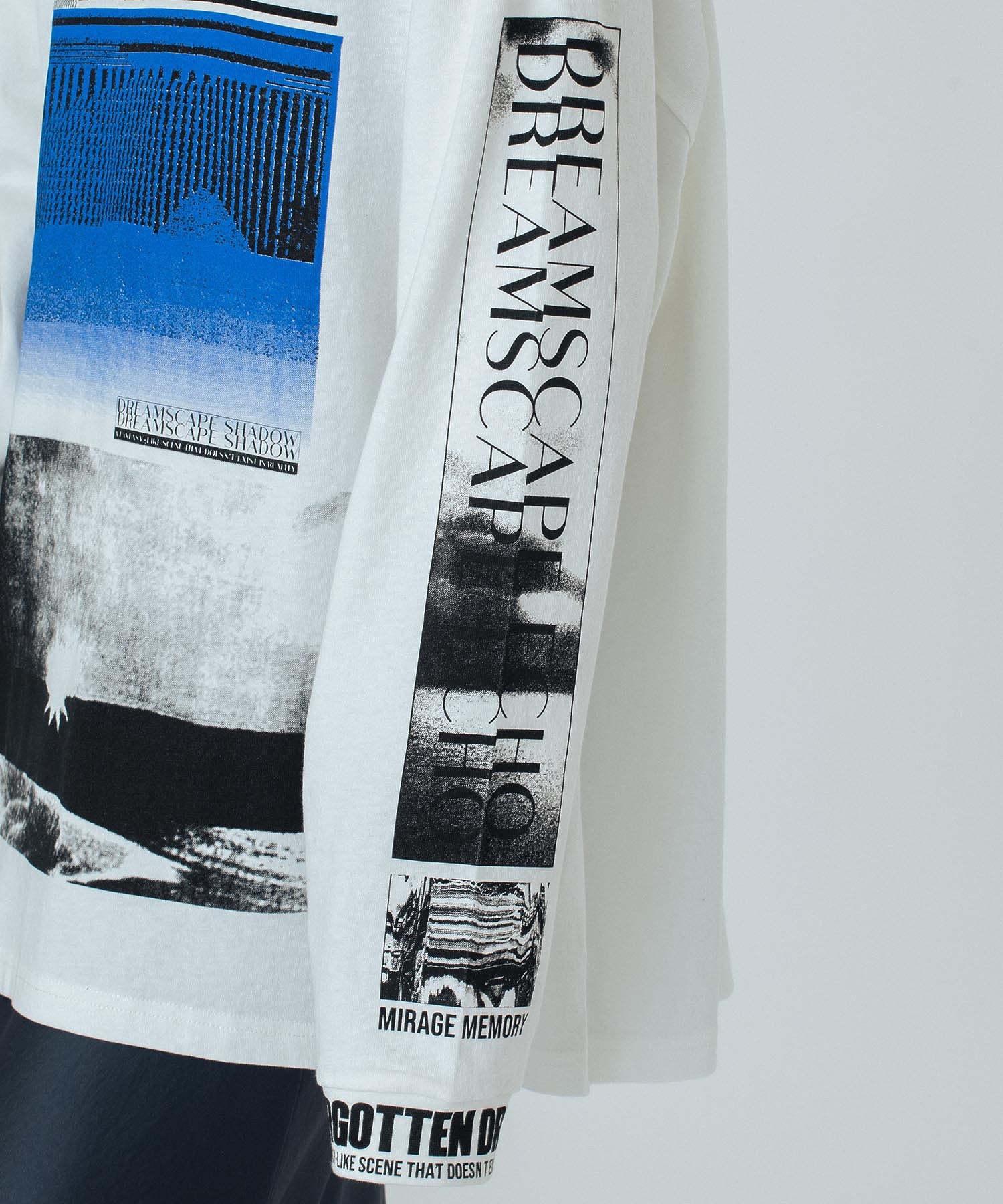 OKIRAKU×ROSEBUD/GRAPHIC LONG SLEEVE TEE