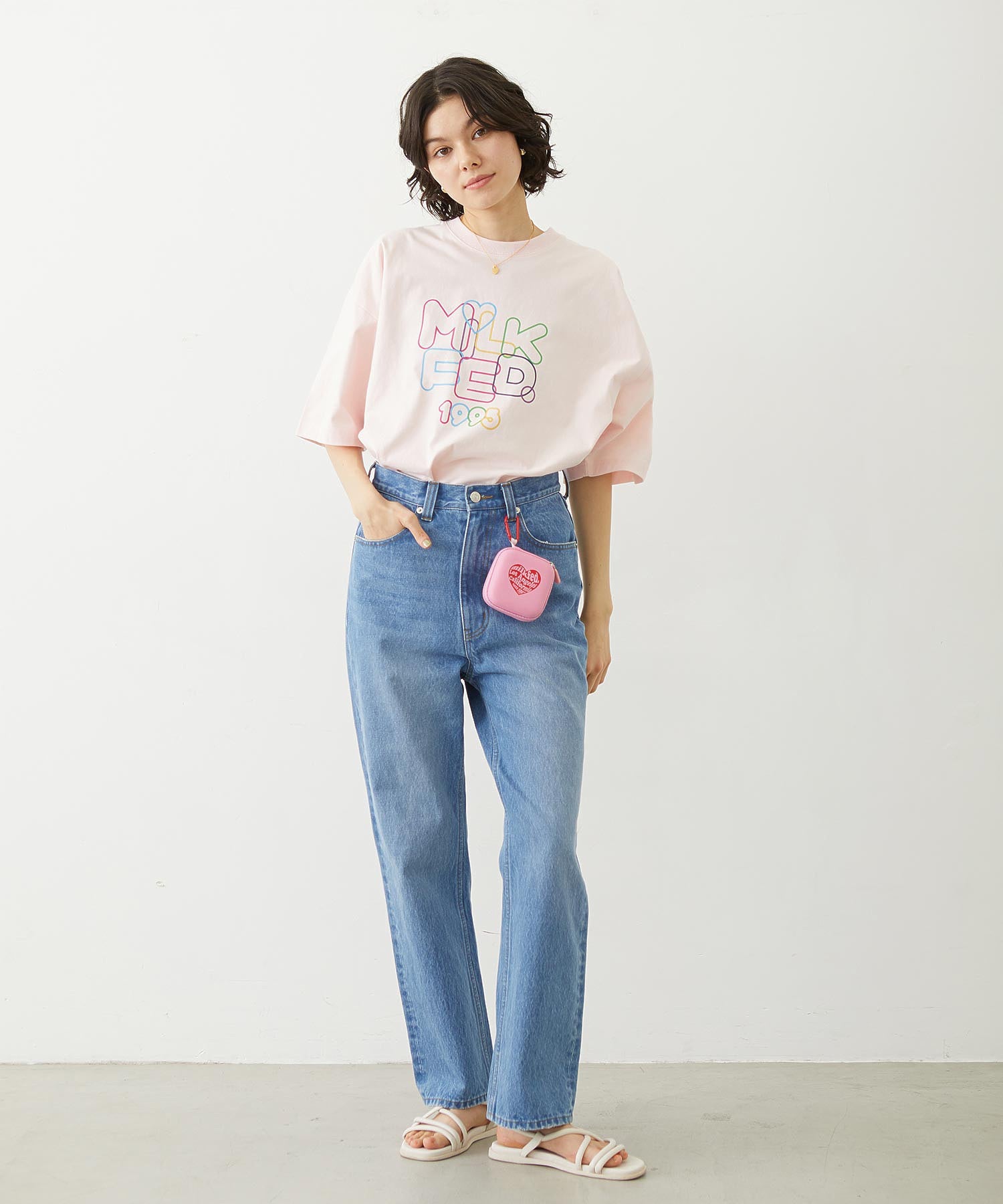 STRAIGHT DENIM PANTS