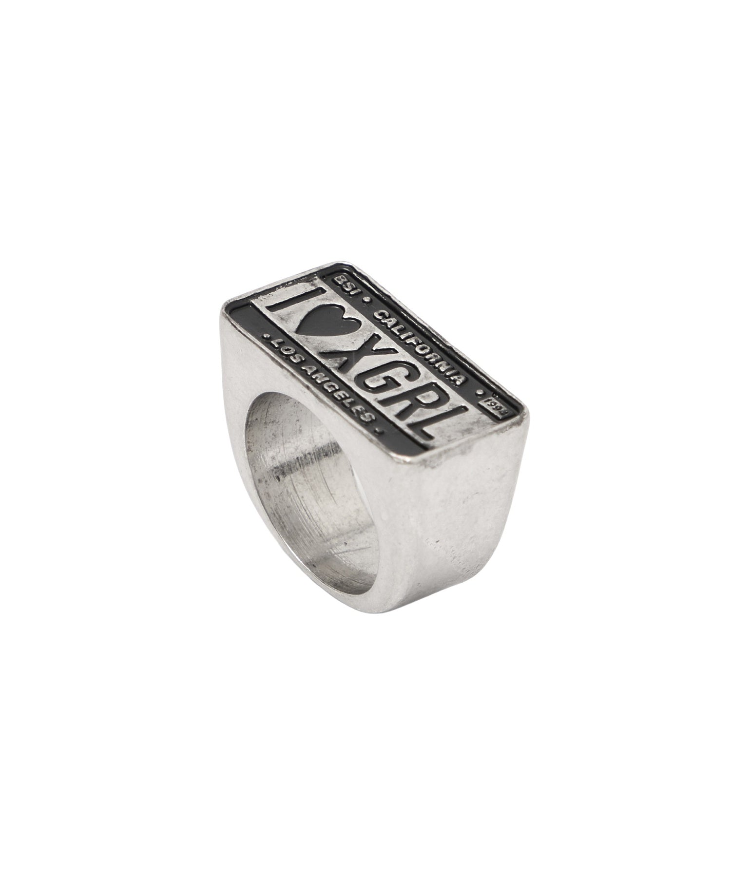 PLATE LOGO RING