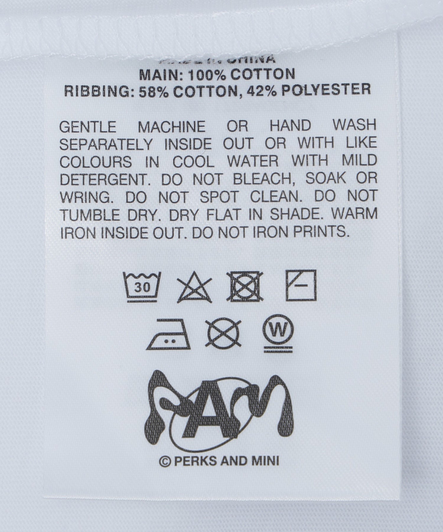 PERKS AND MINI/パークスアンドミニ/SS TEE - BRICK BY BRICK 1601-F