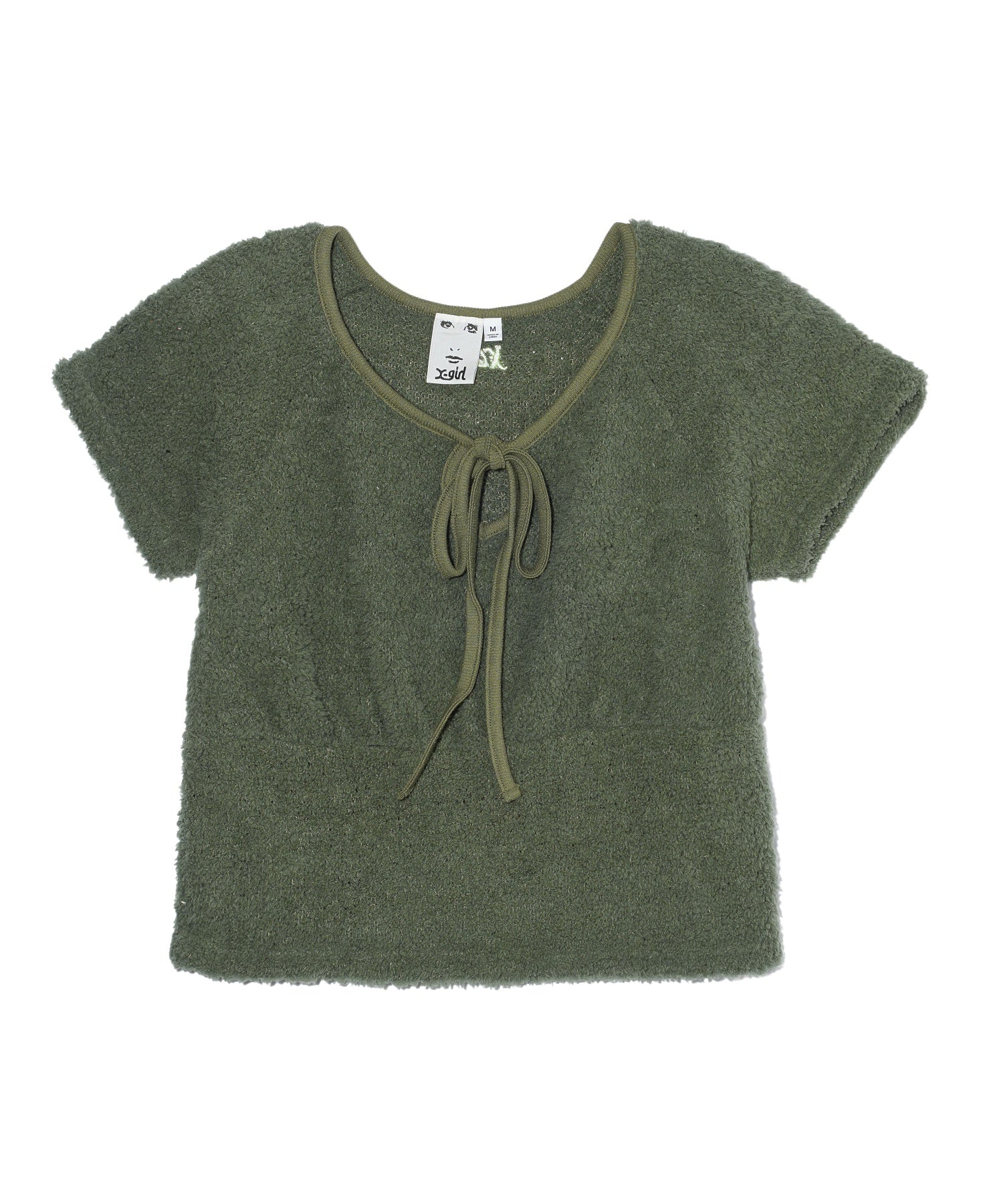 TELLY CLOTH TEARDROP S/S TOP