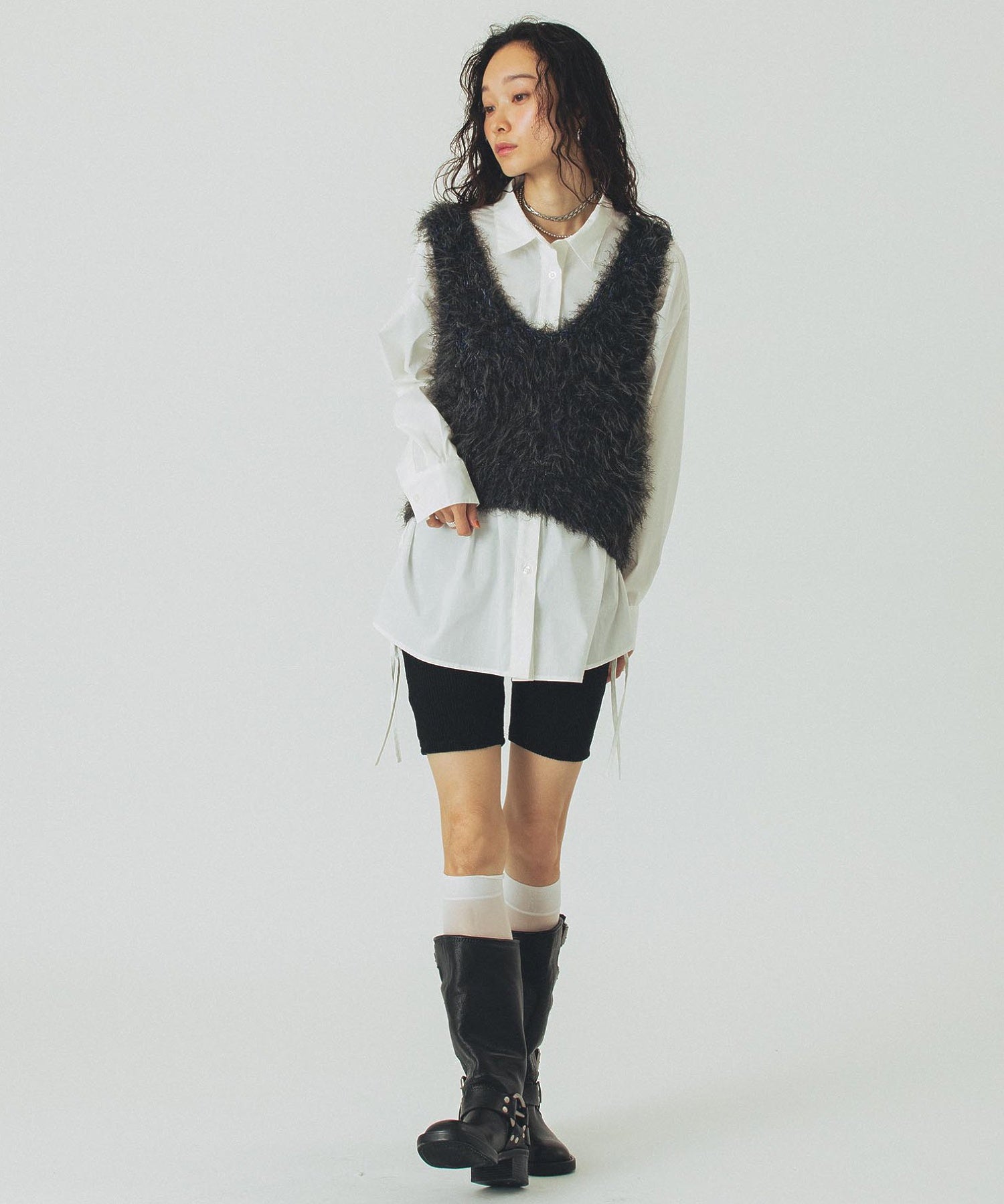 model:161cm 着用サイズ:ONE SIZE