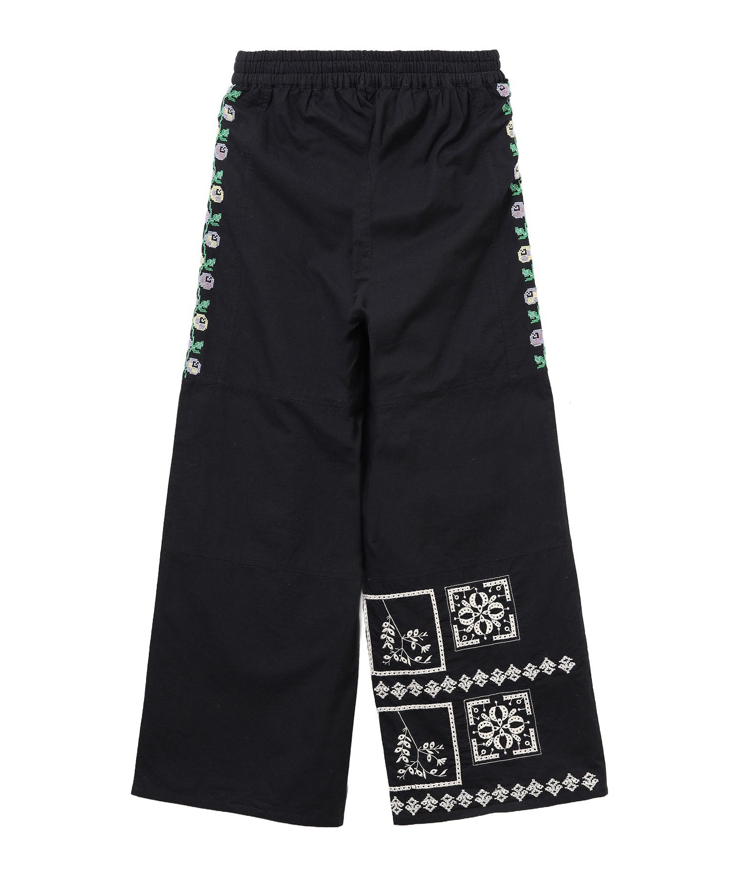 FLOWER EMBROIDARY EASY PANTS
