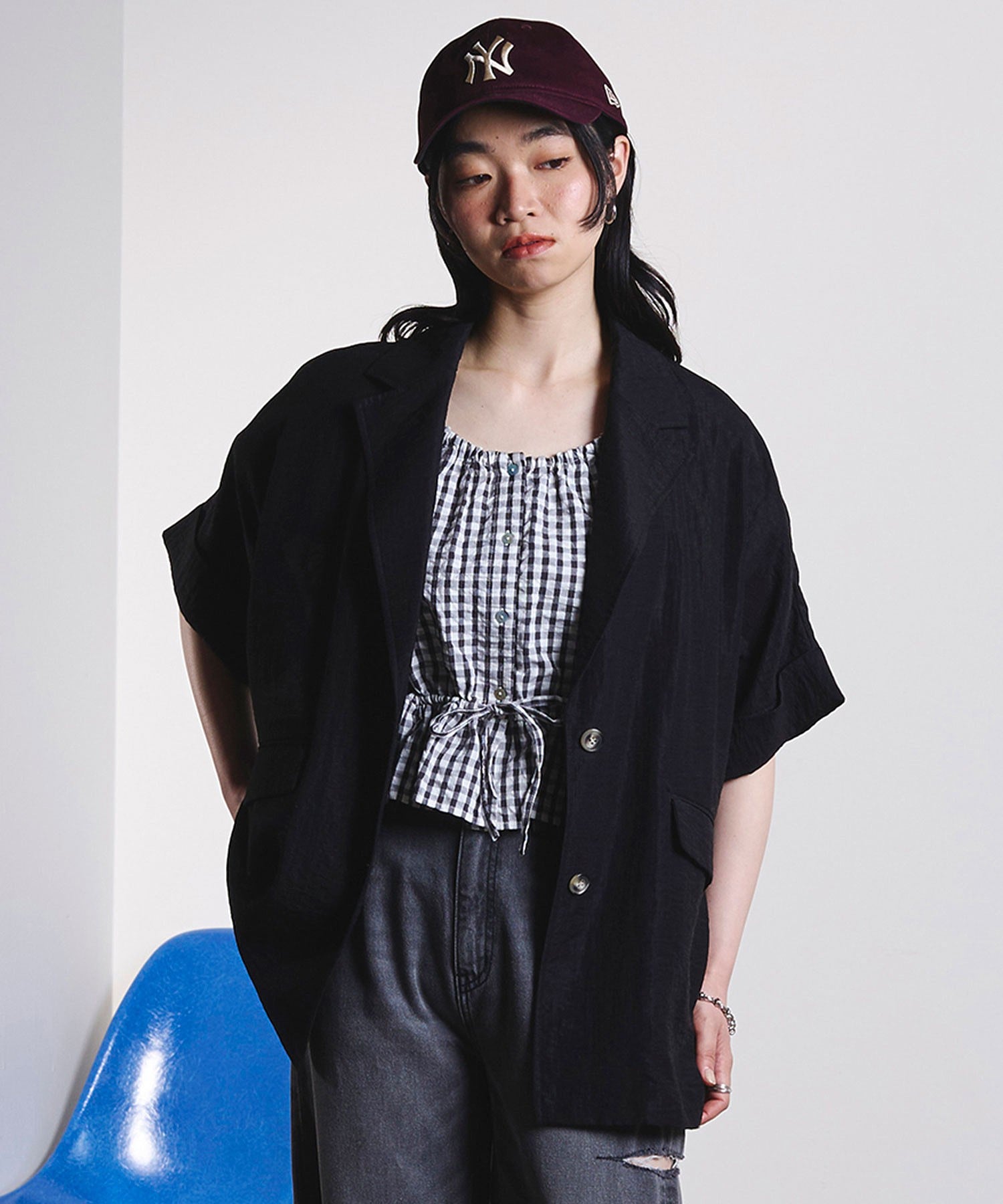 model:165cm 着用サイズ:ONE SIZE