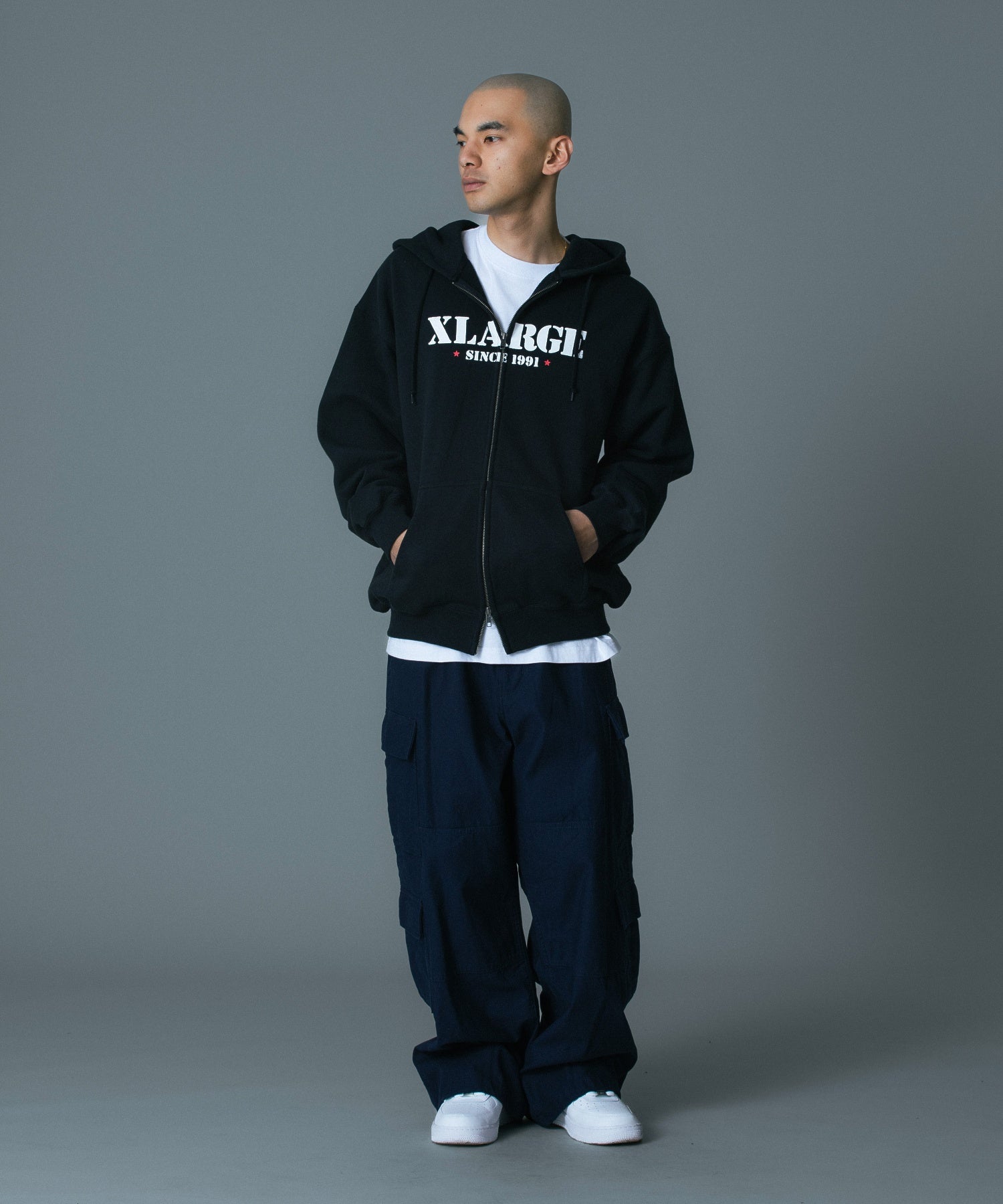 CRATE DIGGER ZIP HOODED SWEATSHIRT