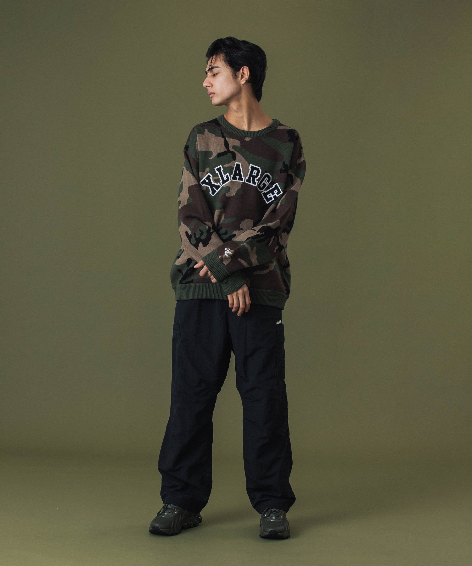 TRACK NYLON PANTS