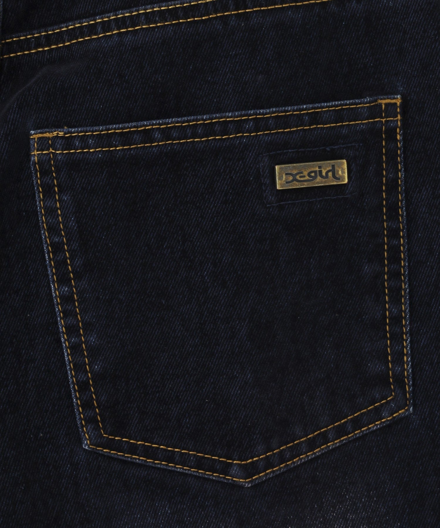 FLOCKED DENIM FLARE PANTS