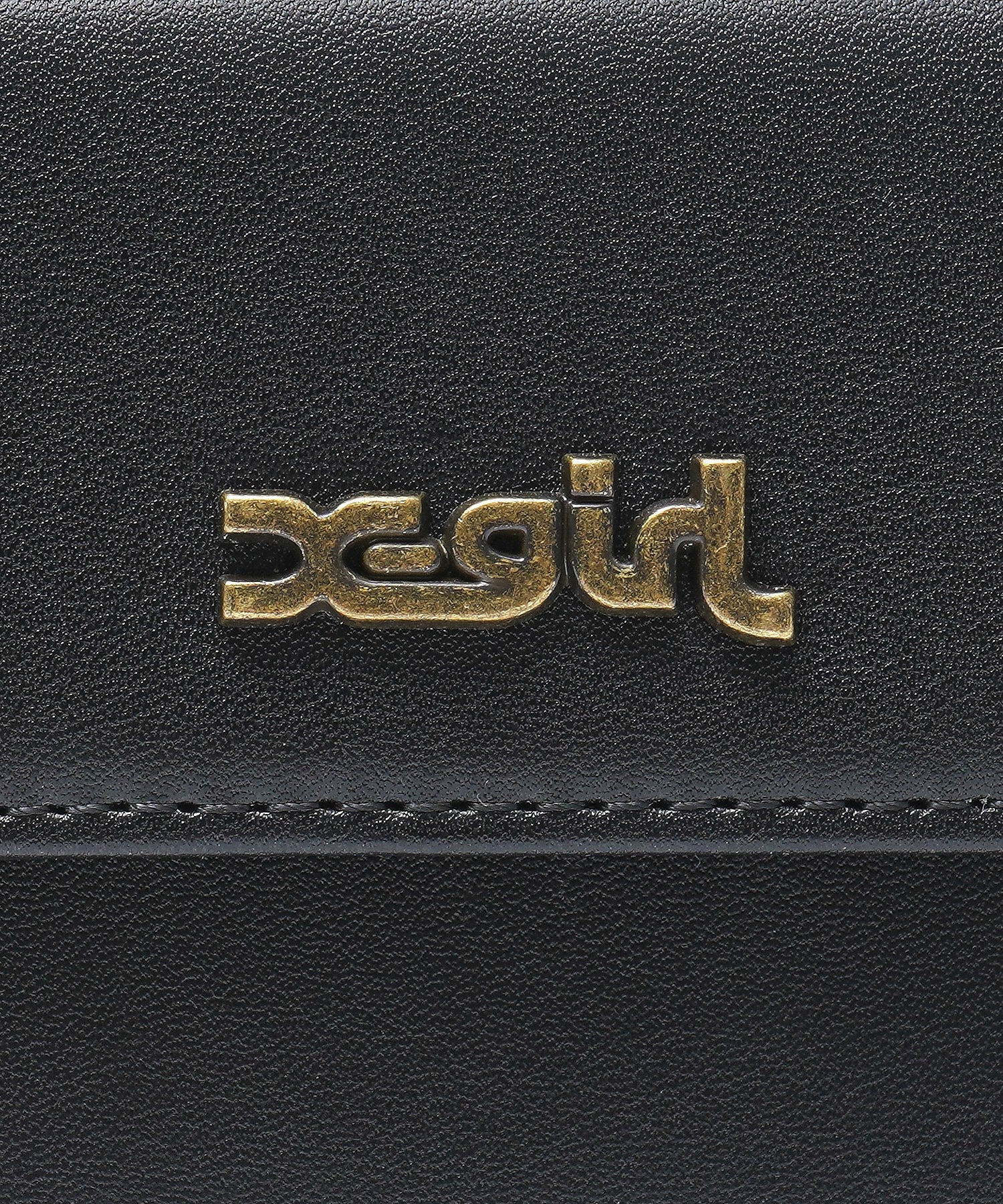 MILLS LOGO FAUX LEATHER MINI WALLET